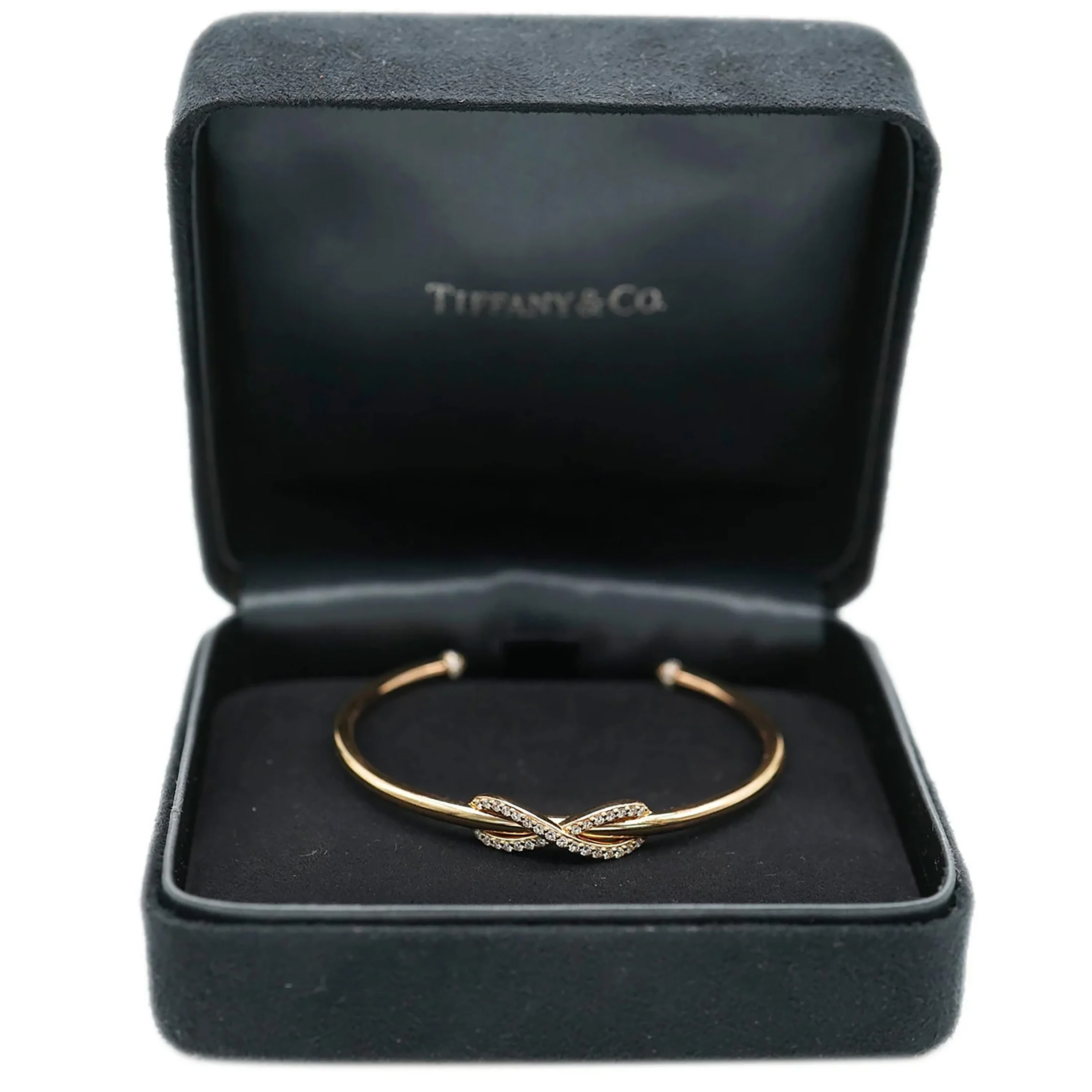 Infinity Cuff in 18K 18K Rose Gold 0.4 CTW - Image 2