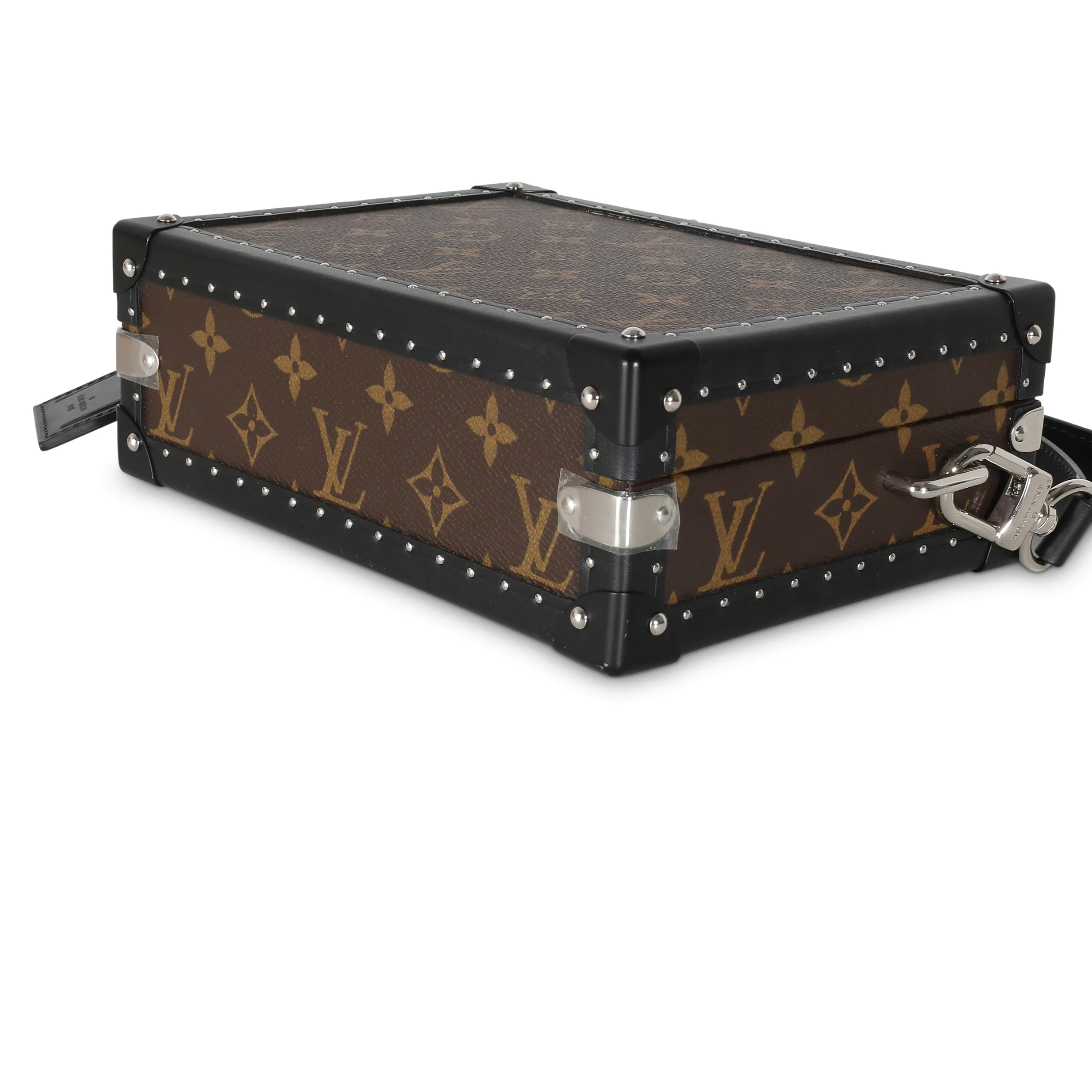 Monogram Macassar Canvas Clutch Box - Image 6
