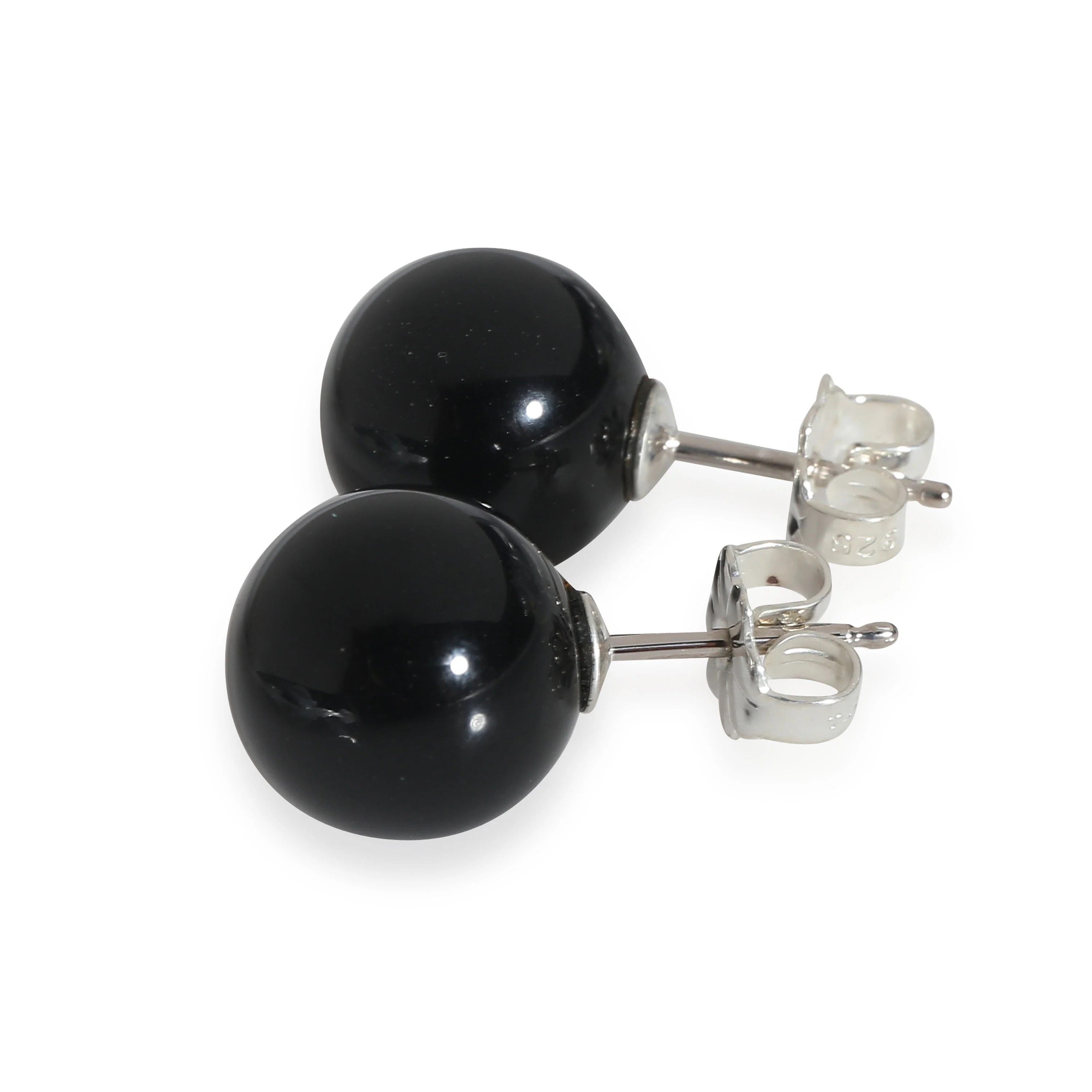 Onyx Earrings in  Sterling Silver - Image 3