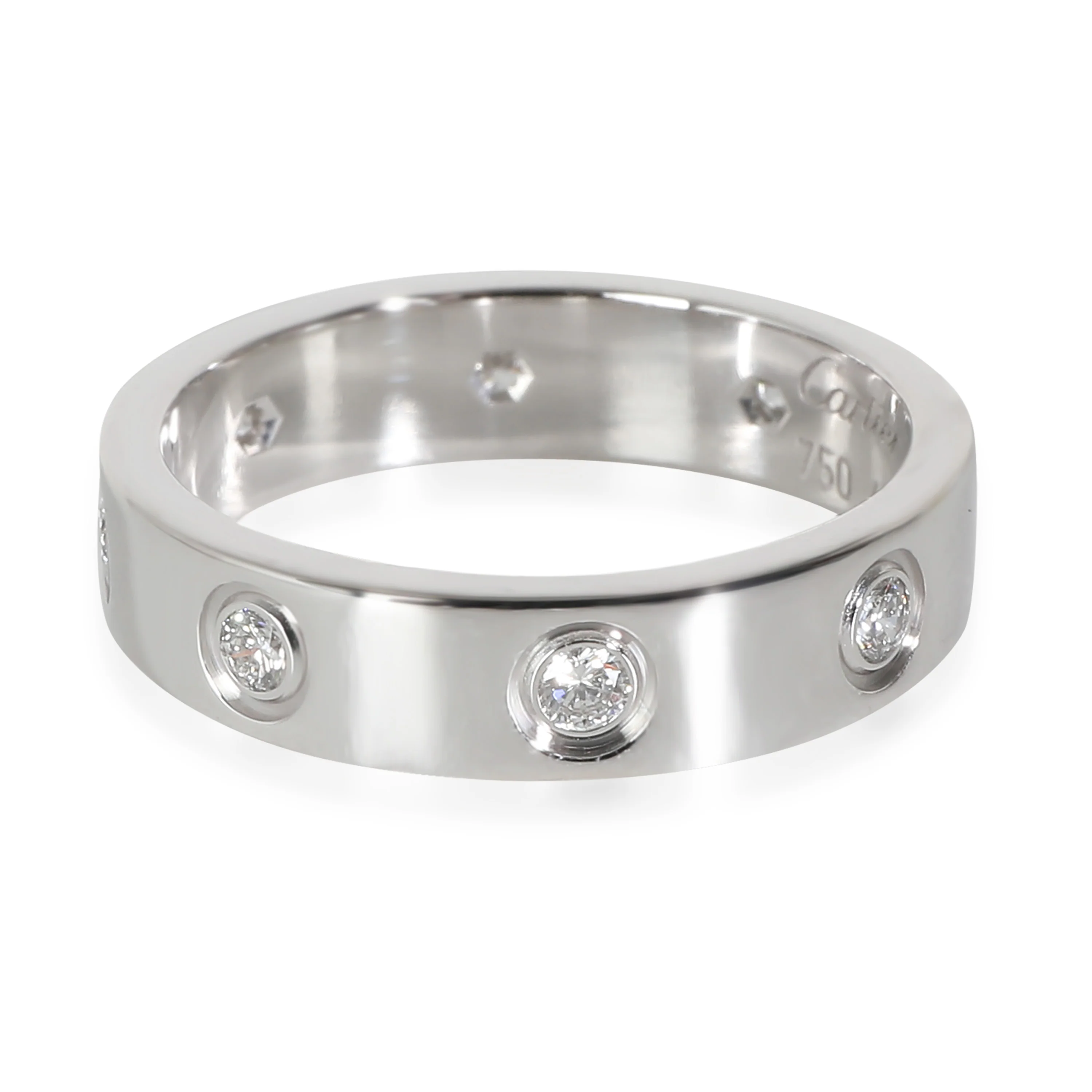 White Gold Small Model Love Ring - Image 2