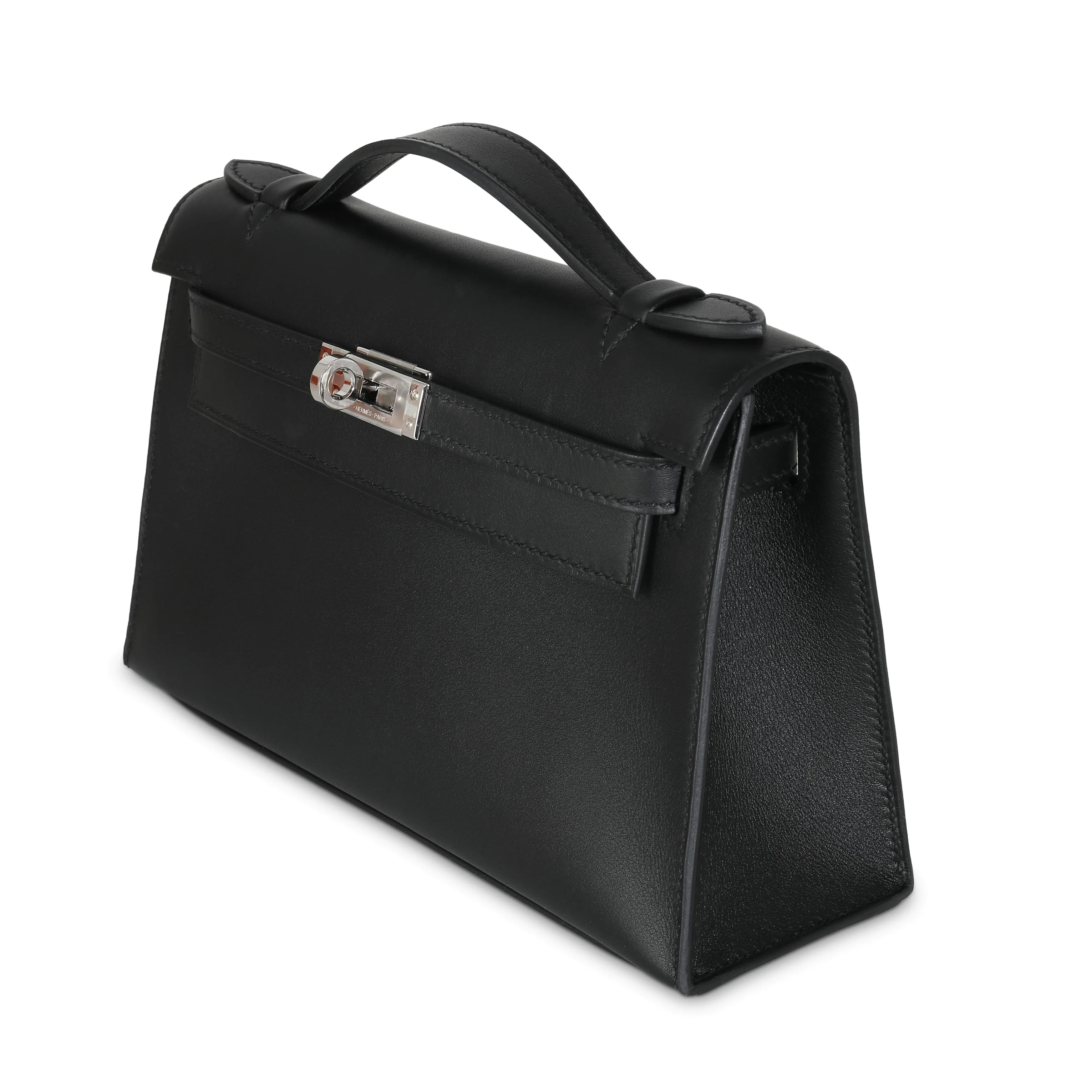 Black Swift Kelly Pochette PHW - Image 2