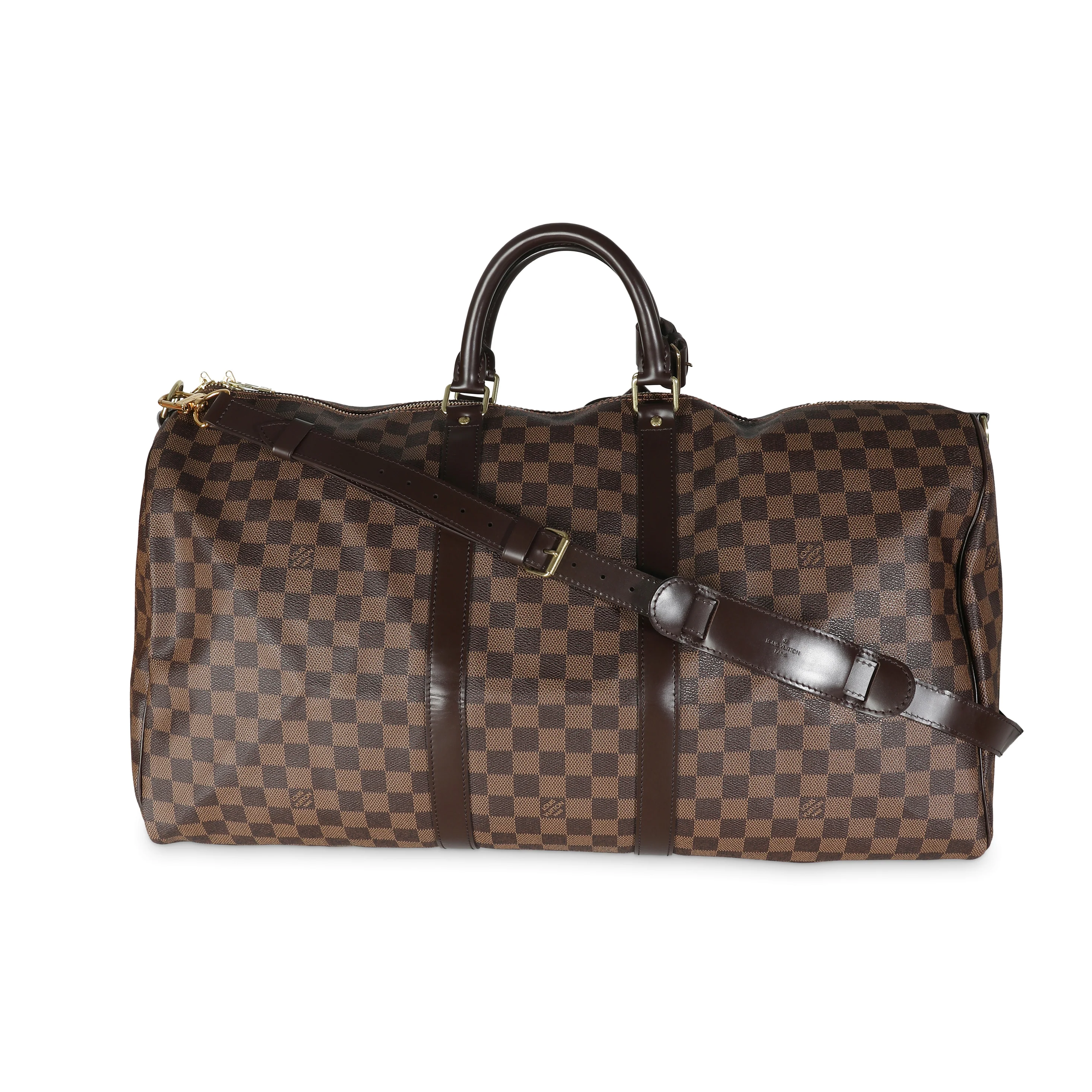 Damier Ebene Canvas Keepall Bandouliere 55 - Image 4