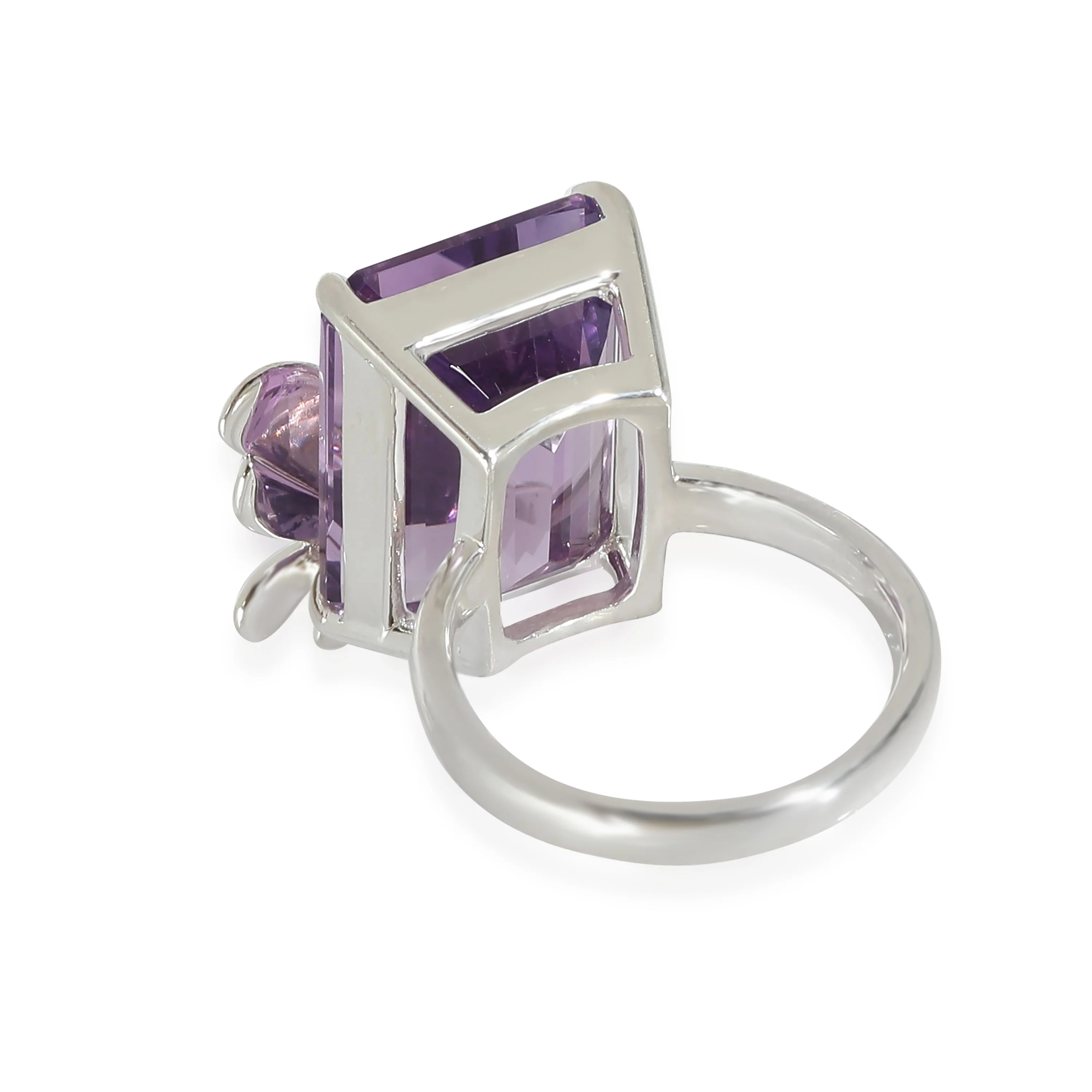 Love Bug Amethyst Ring in 18k Pink Gold/Sterling Silver - Image 4