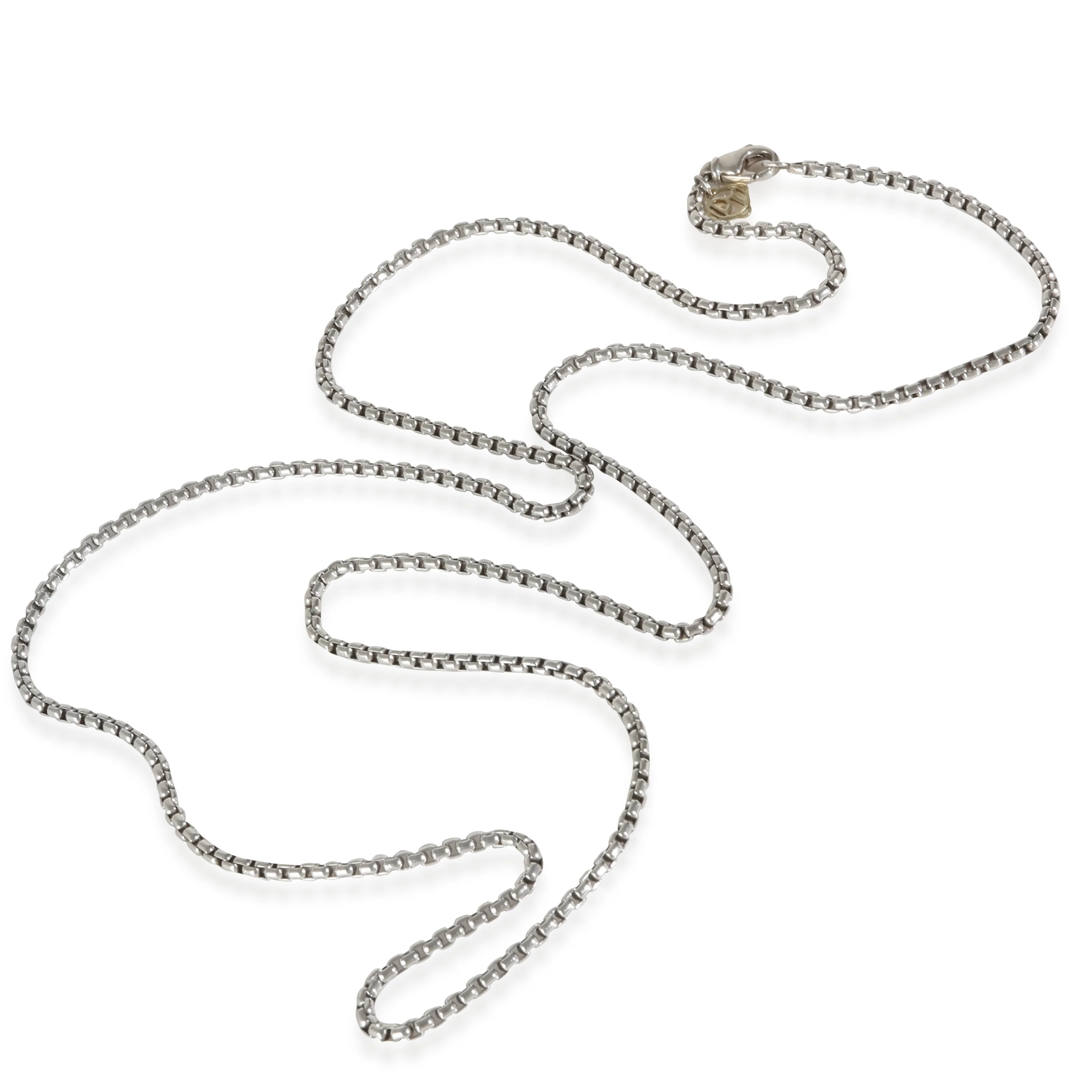 Chain Collection Necklace in 14k Yellow Gold/Sterling Silve - Image 2