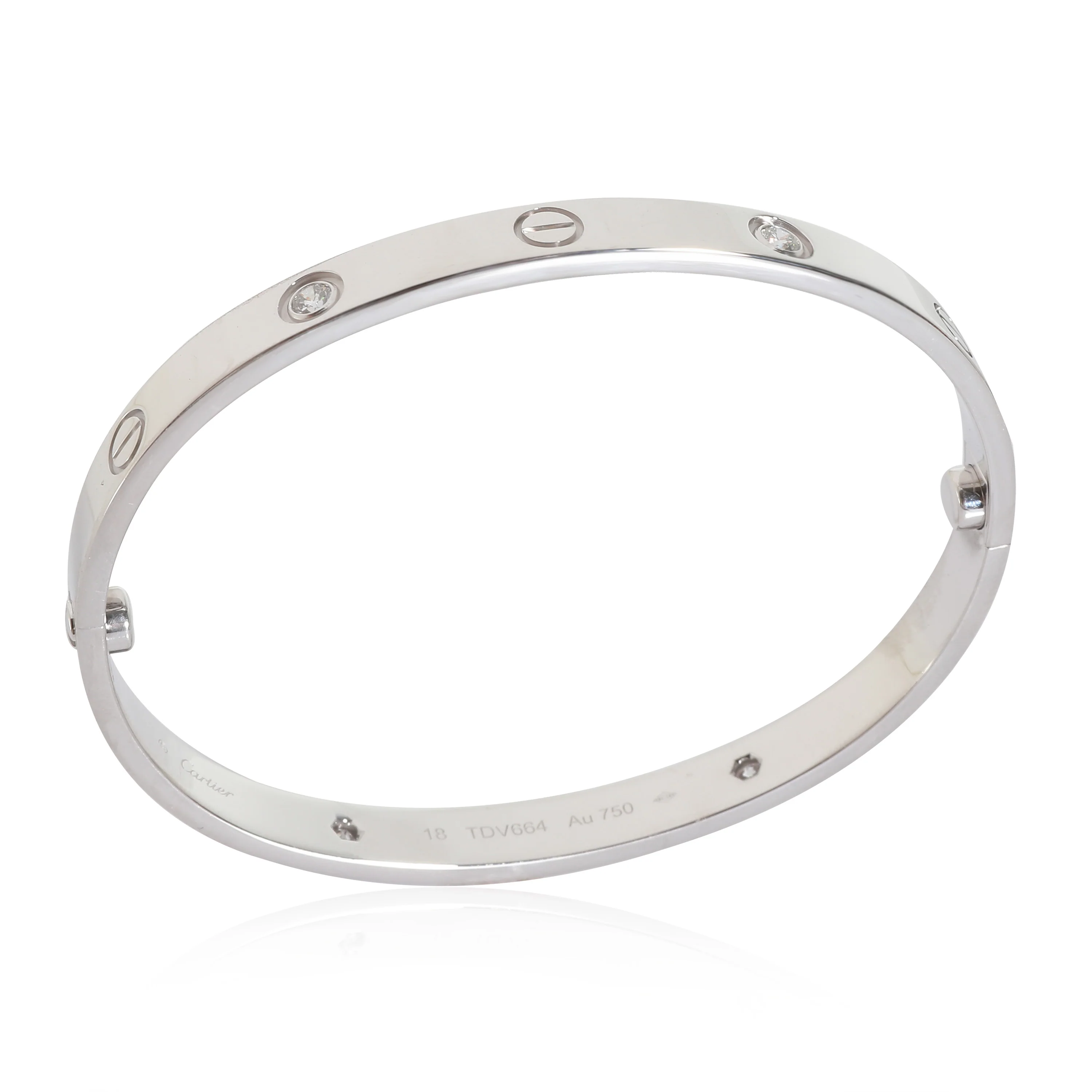 Love Bracelet, Diamonds (White Gold) - Image 3