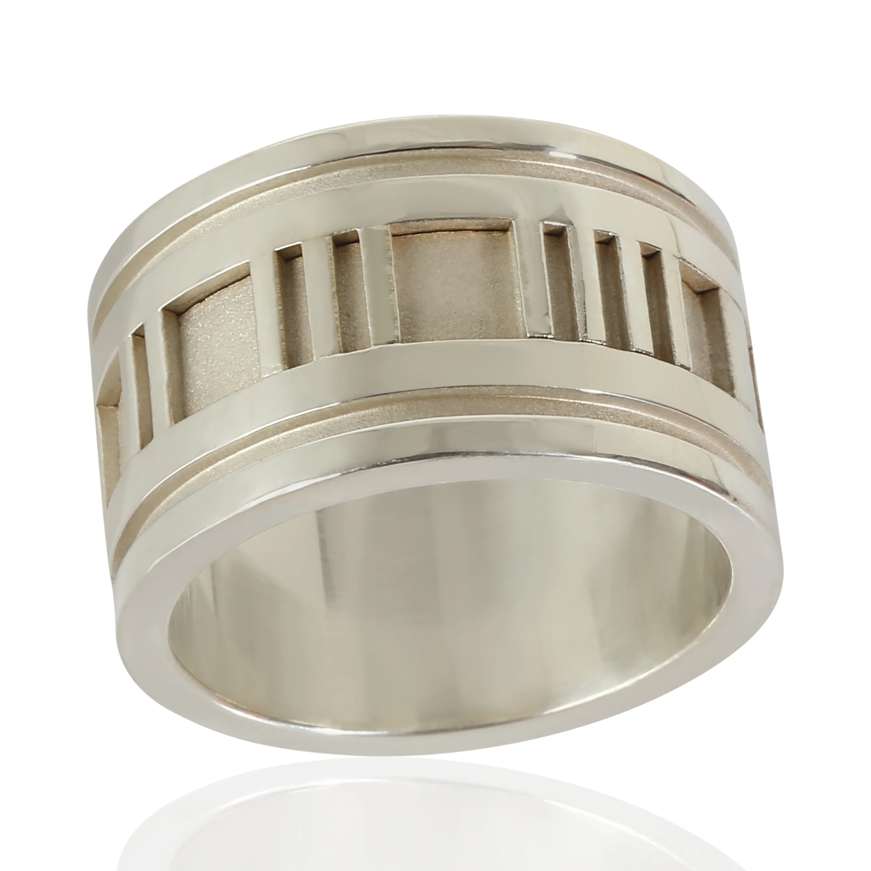 Wide Atlas Band in Sterling Silver - Image 3