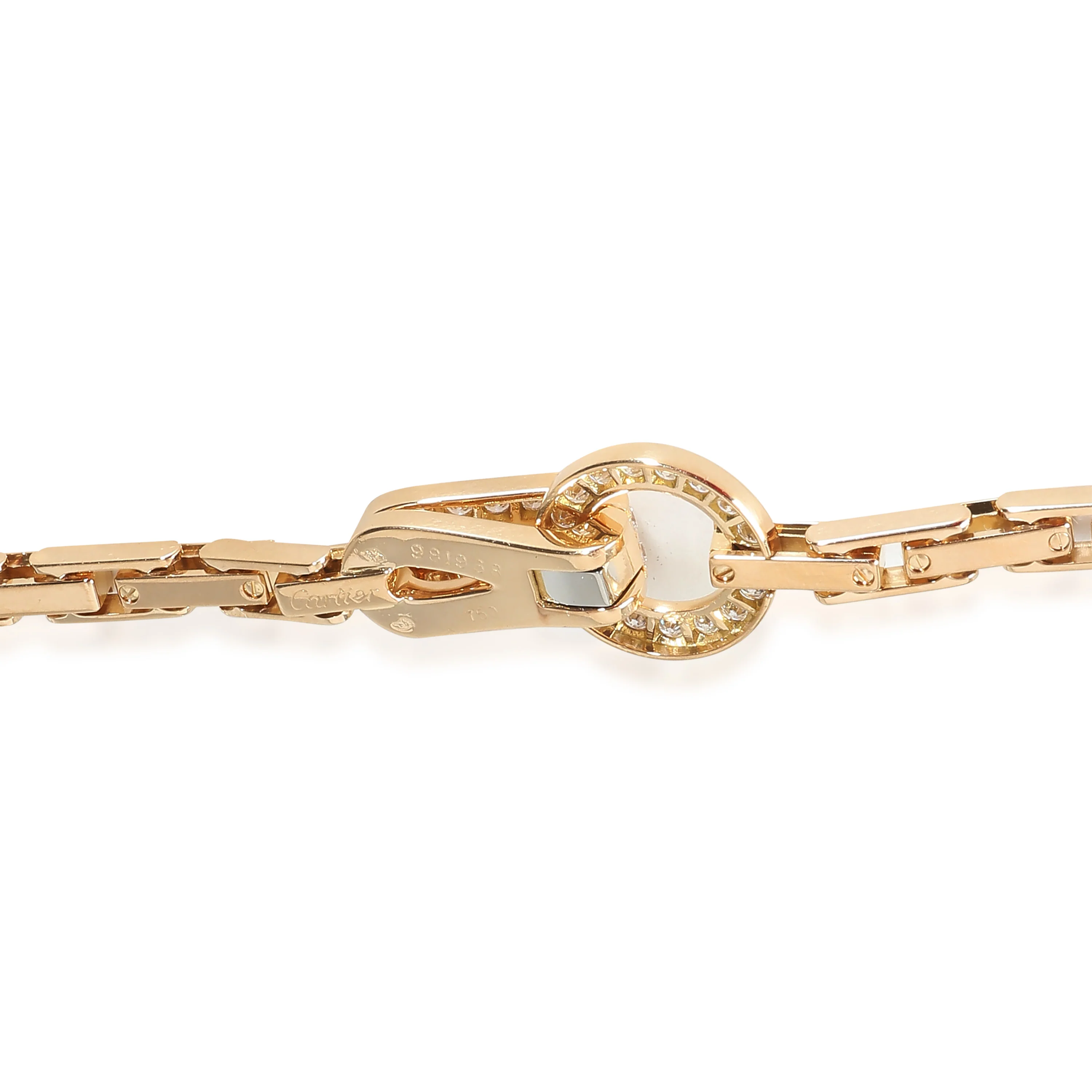 Agrafe Fashion Necklace in 18k Yellow Gold 1.1 CTW - Image 3
