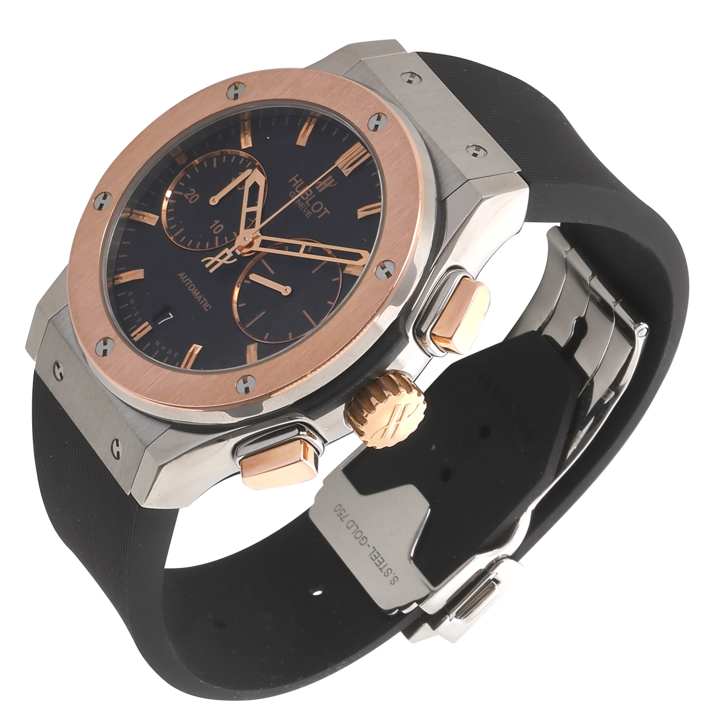 Classic Fusion Chrono 521.NO.1181.RX Mens Watch in 18kt Titanium/Rose Go - Image 3