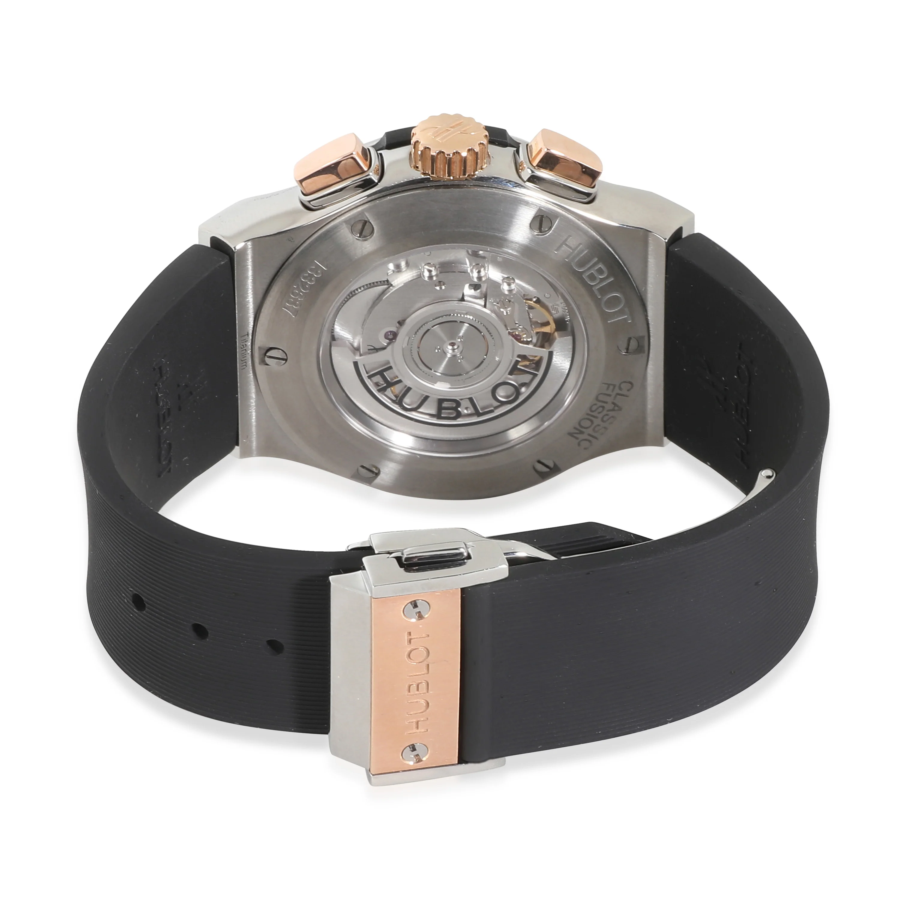 Classic Fusion Chrono 521.NO.1181.RX Mens Watch in 18kt Titanium/Rose Go - Image 4