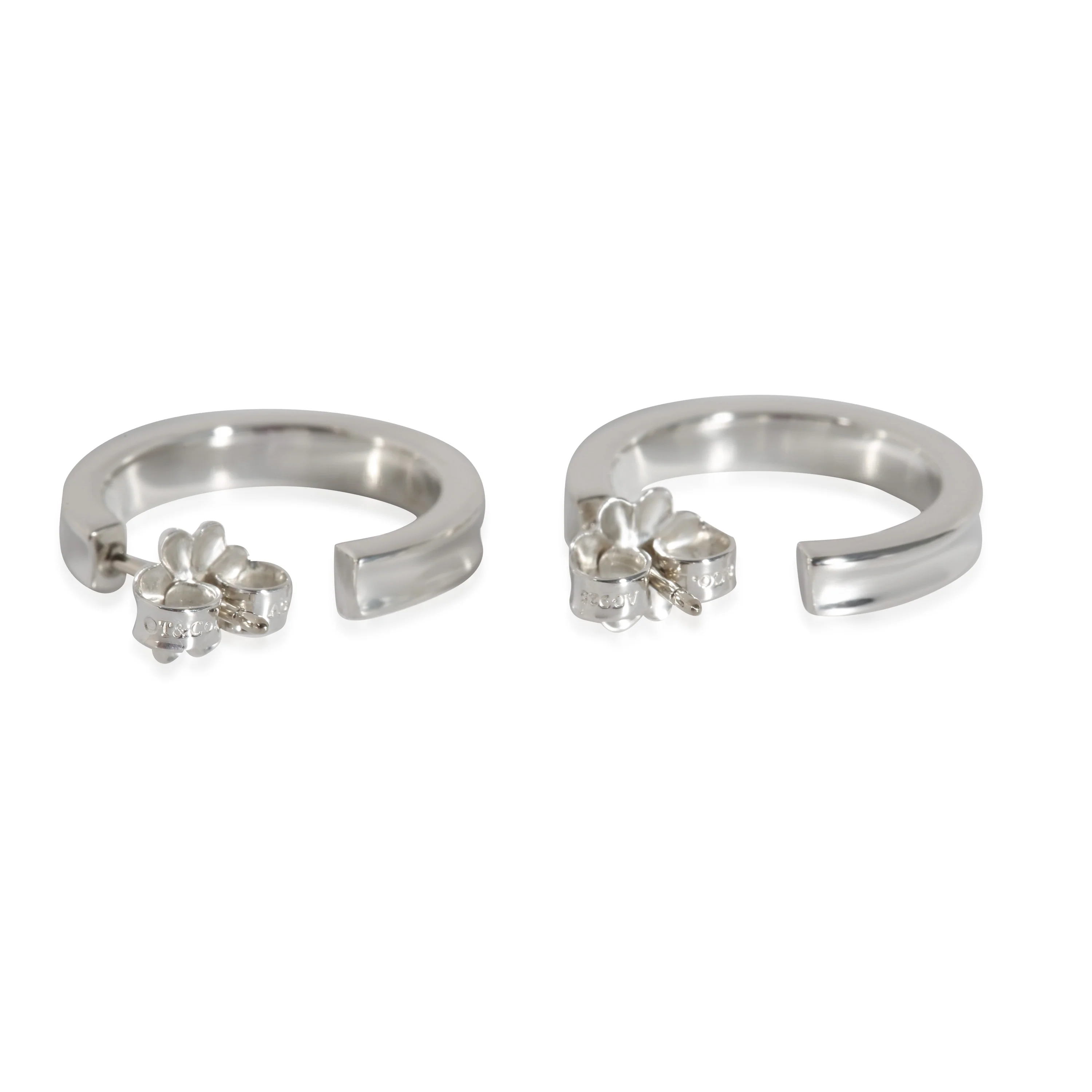 1837 Hoop Earrings, Small in Sterling Silver - Image 2