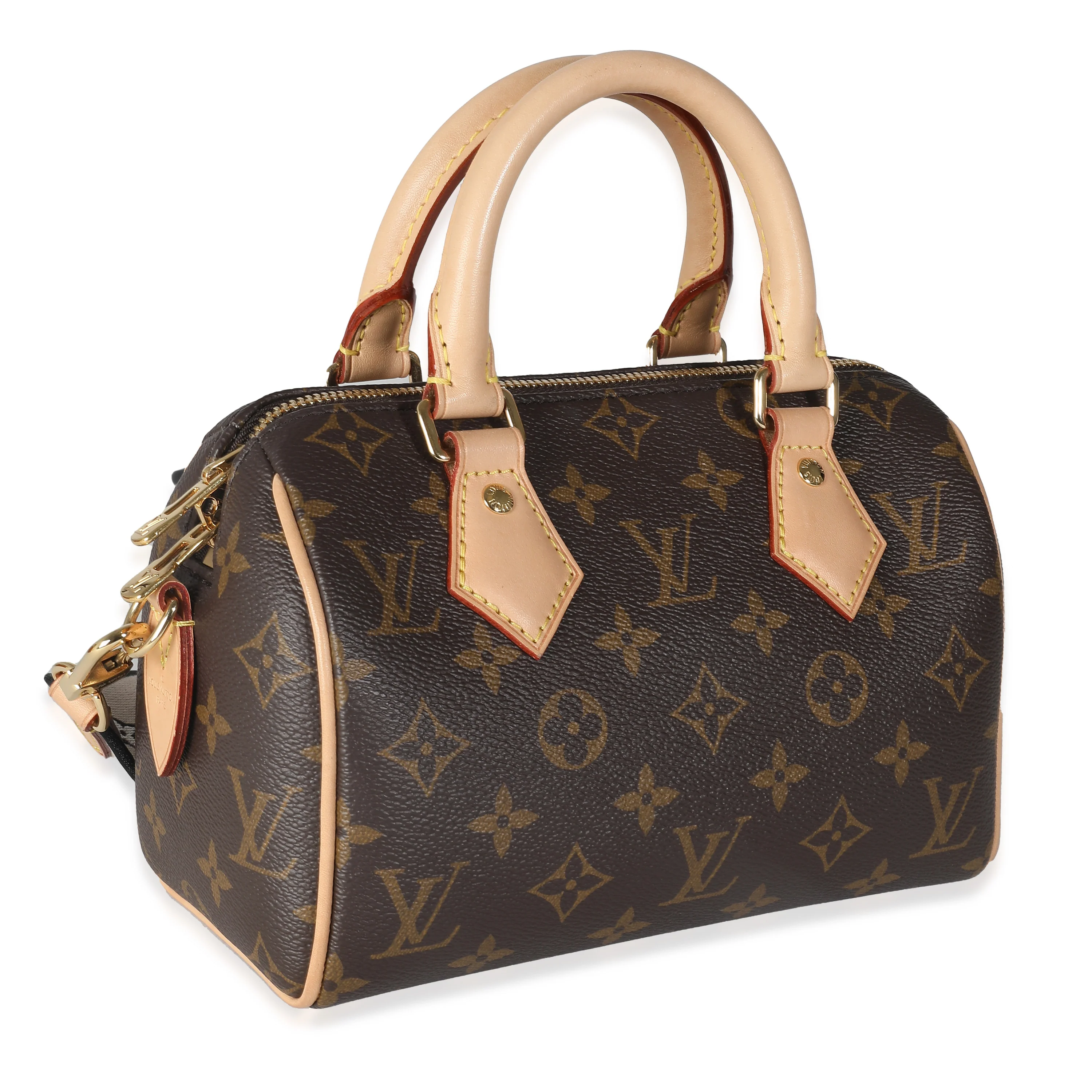 Black Monogram Canvas Speedy Bandouliere 20 - Image 4