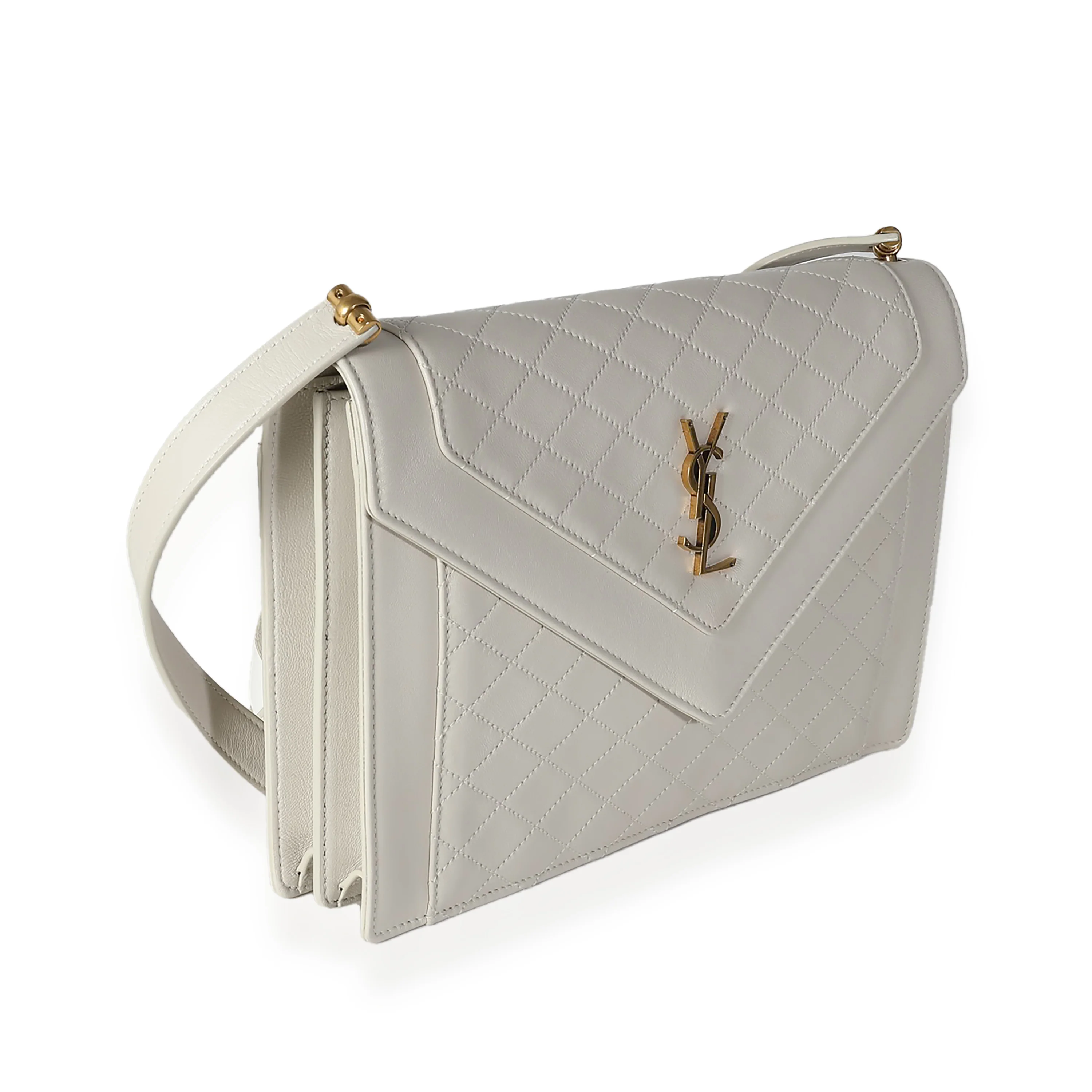 Crema Soft Quilted Lambskin Mini Gaby Satchel - Image 3
