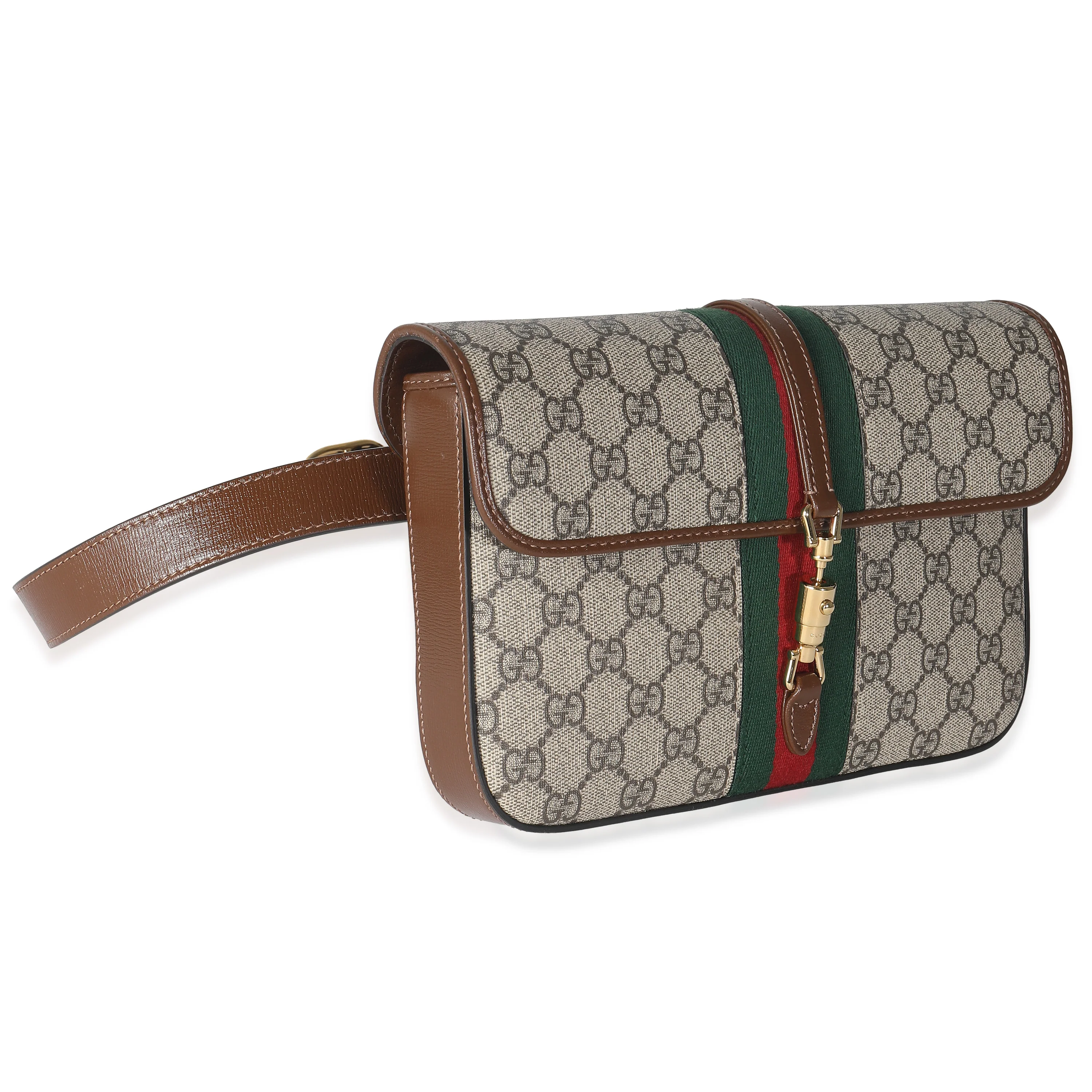 Beige GG Supreme Canvas Web Jackie 1961 Belt Bag - Image 3