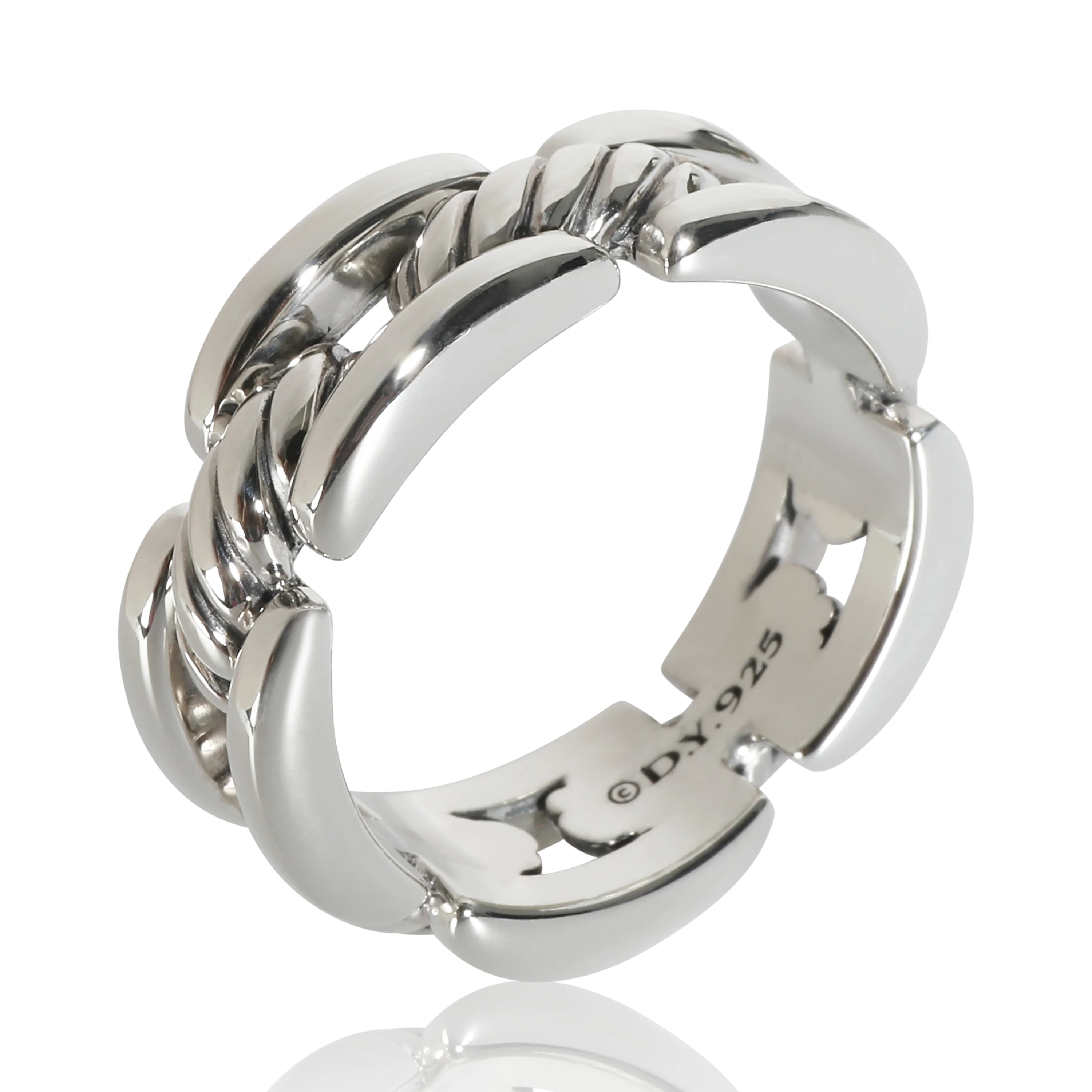 Cable Fashion Ring in  Sterling Silver - Image 3