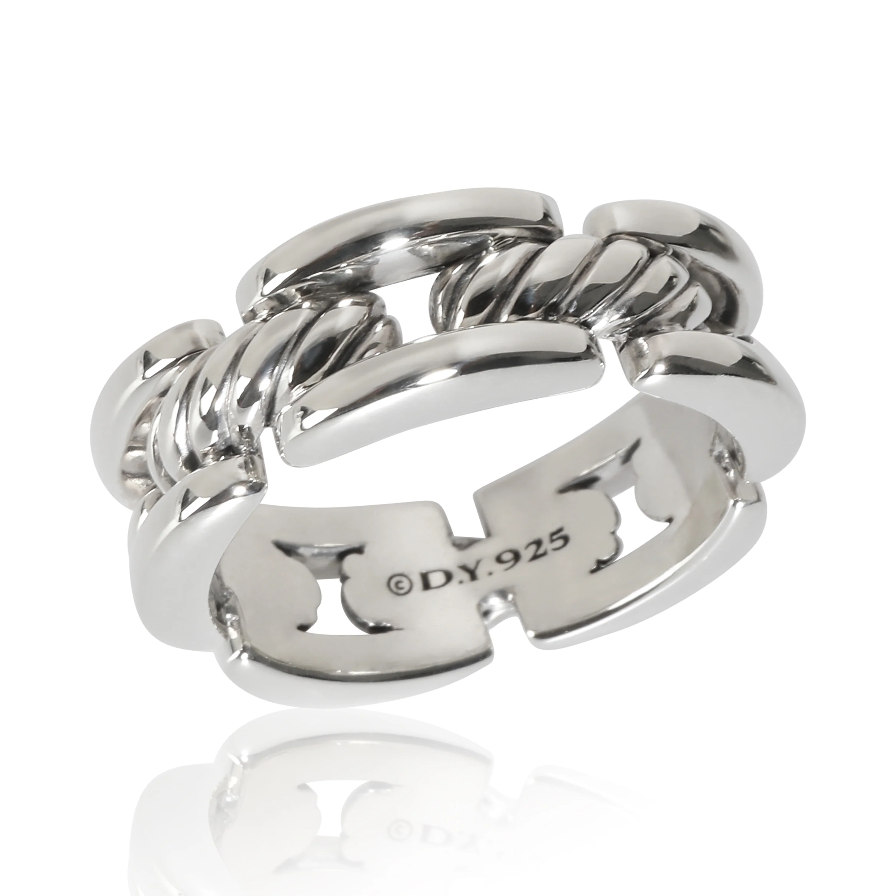 Cable Fashion Ring in  Sterling Silver - Image 4