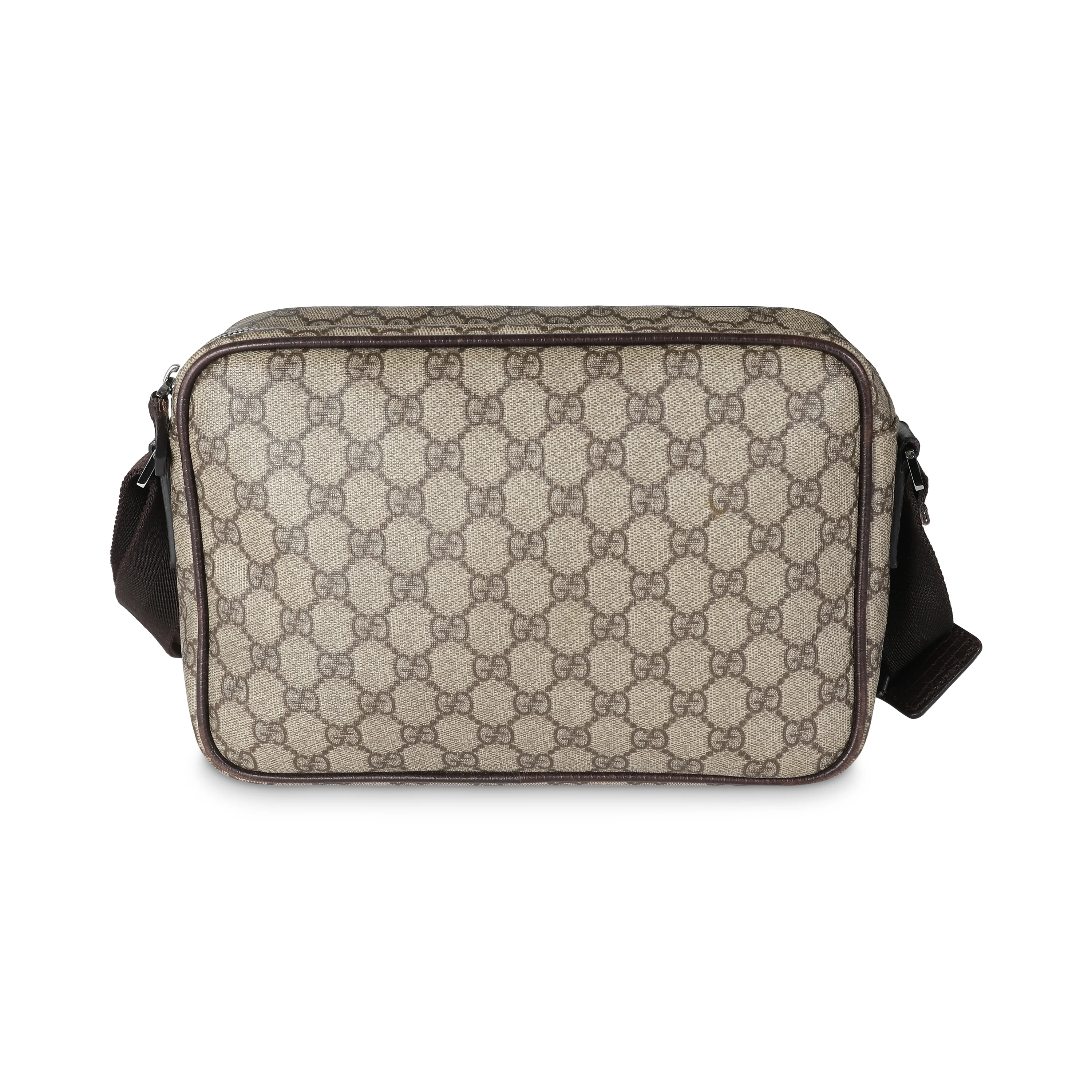Beige GG Supreme Canvas Small Camera Messenger Bag - Image 4