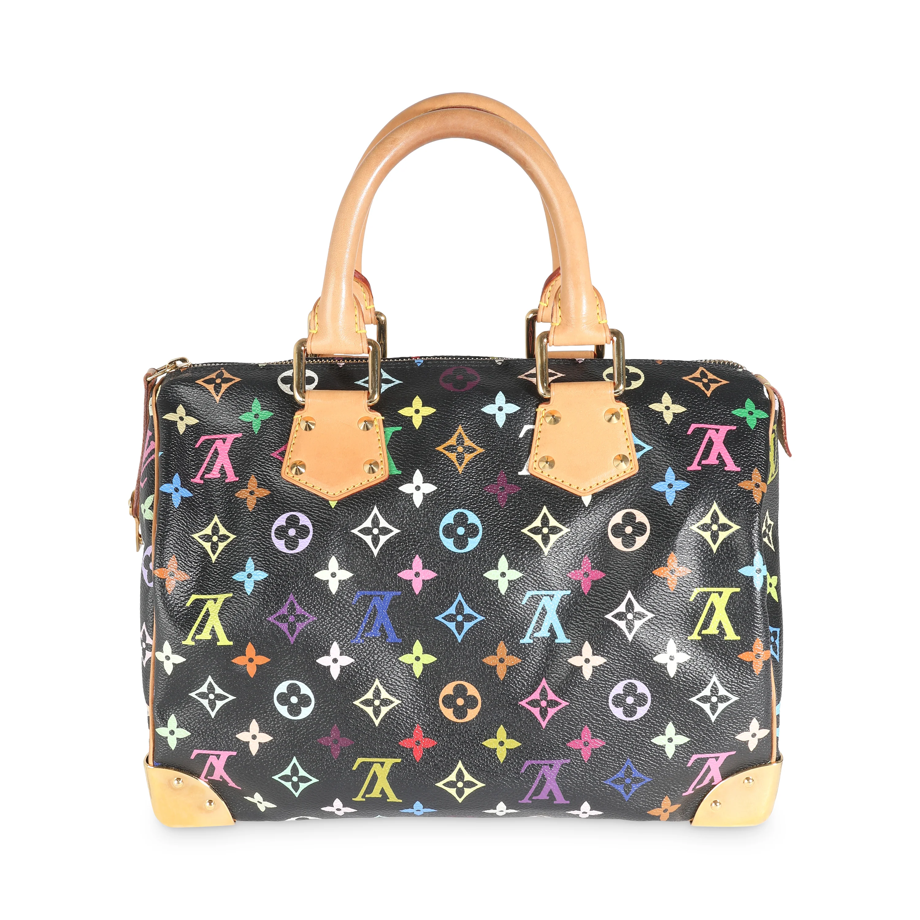 Black Multicolor Canvas Speedy 30 - Image 4