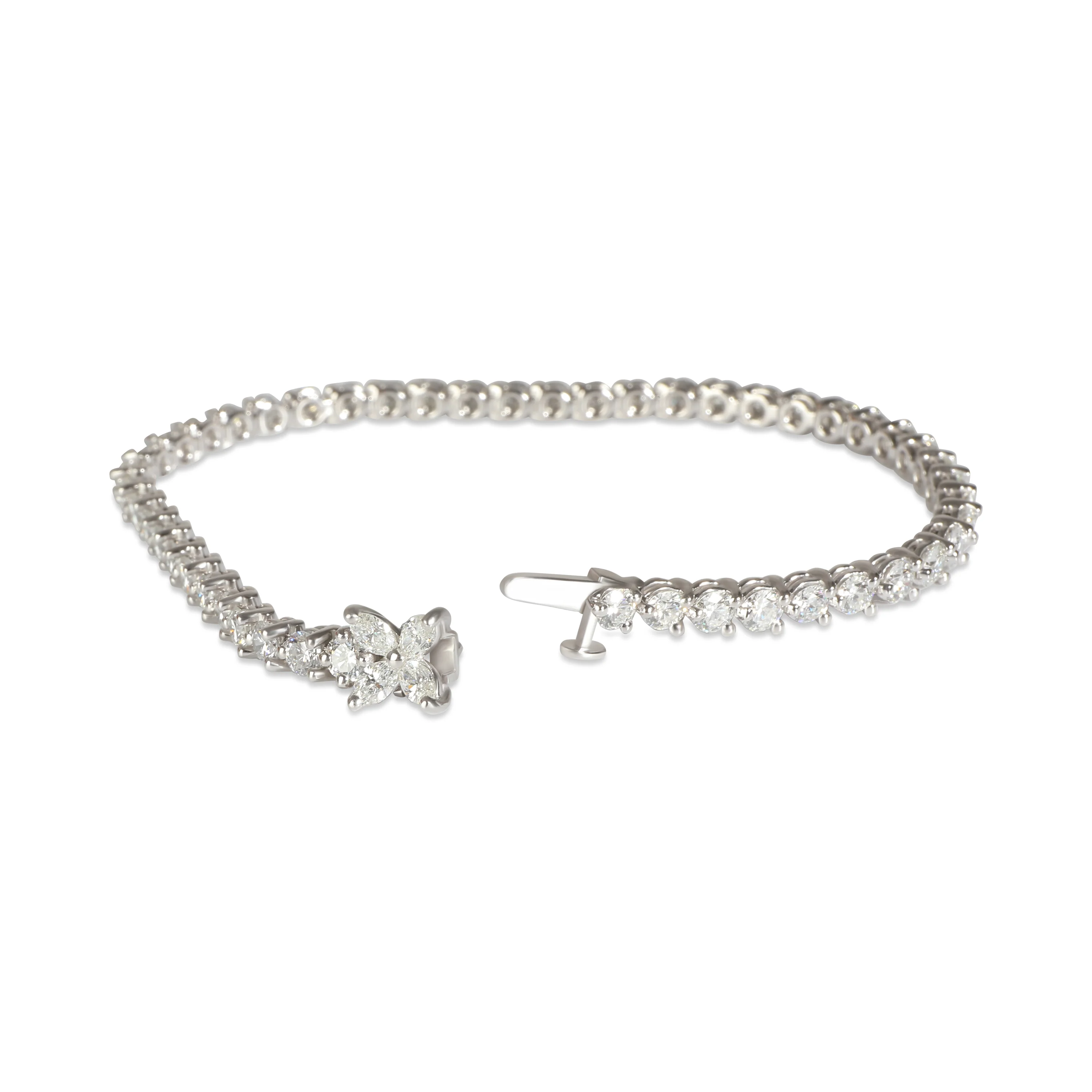 Victoria Bracelet in  Platinum 4.49 CTW - Image 6