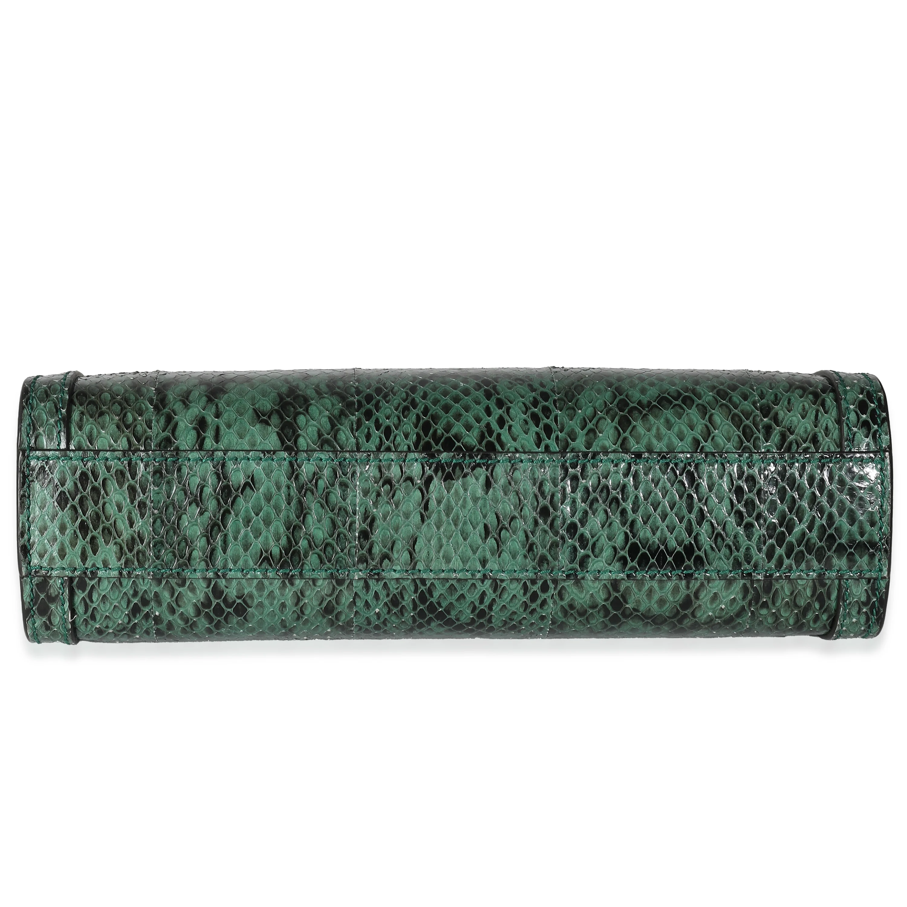 Green Python Small GG Ophidia Chain Bag - Image 5