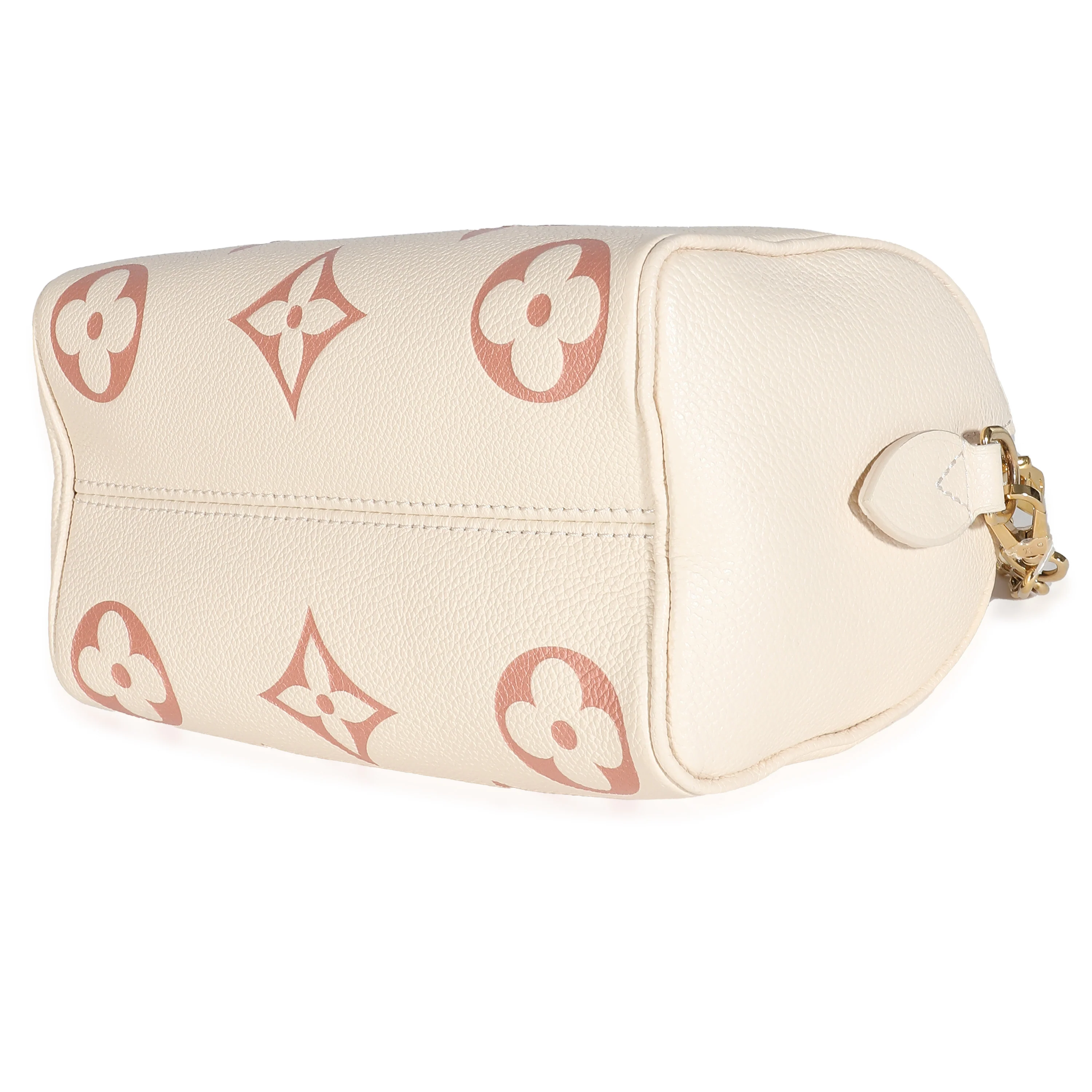 Creme Rose Trianon Empreinte Monogram Giant Speedy Bandouliere 20 - Image 7