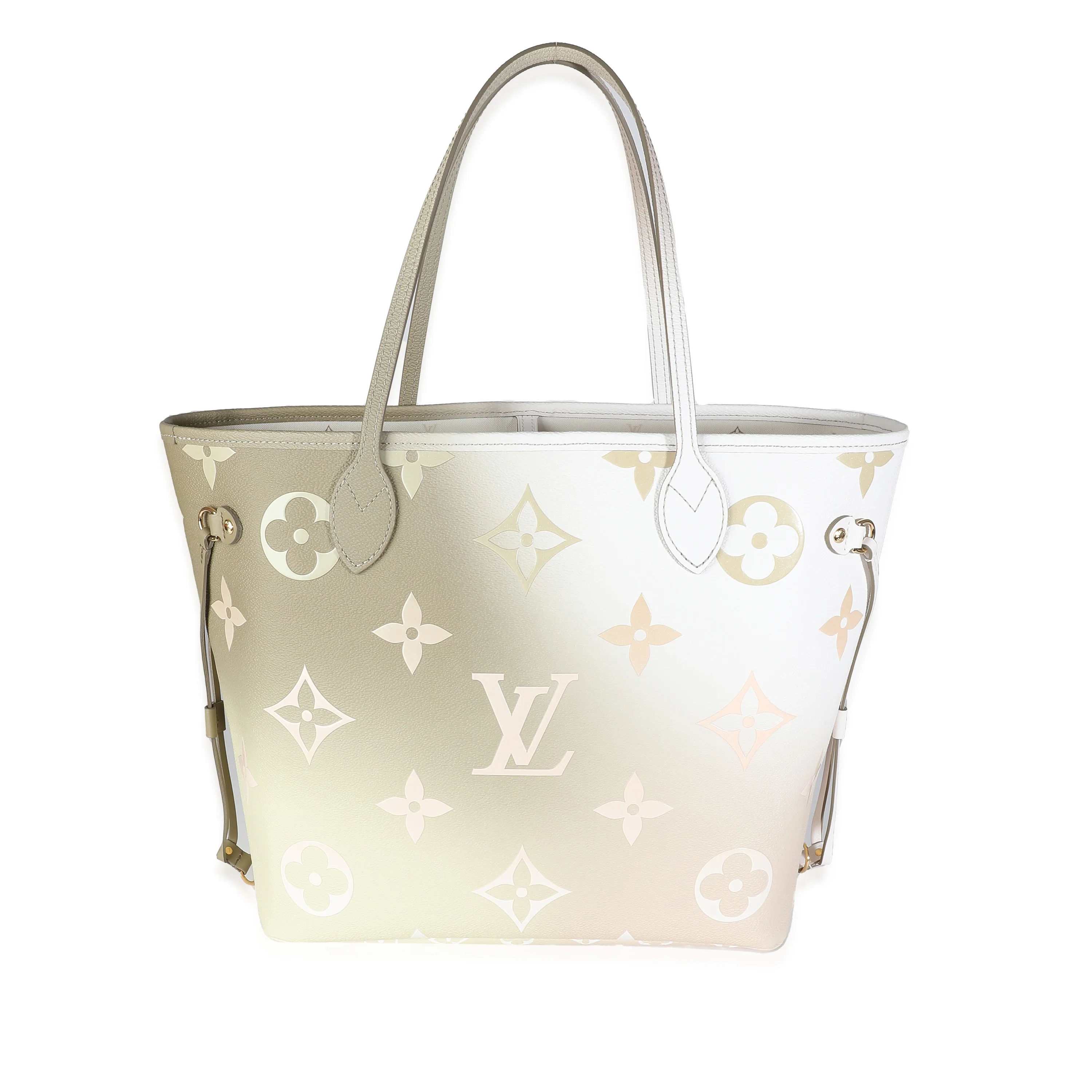 Sunset Kaki Monogram Giant Spring In The City Neverfull MM - Image 4