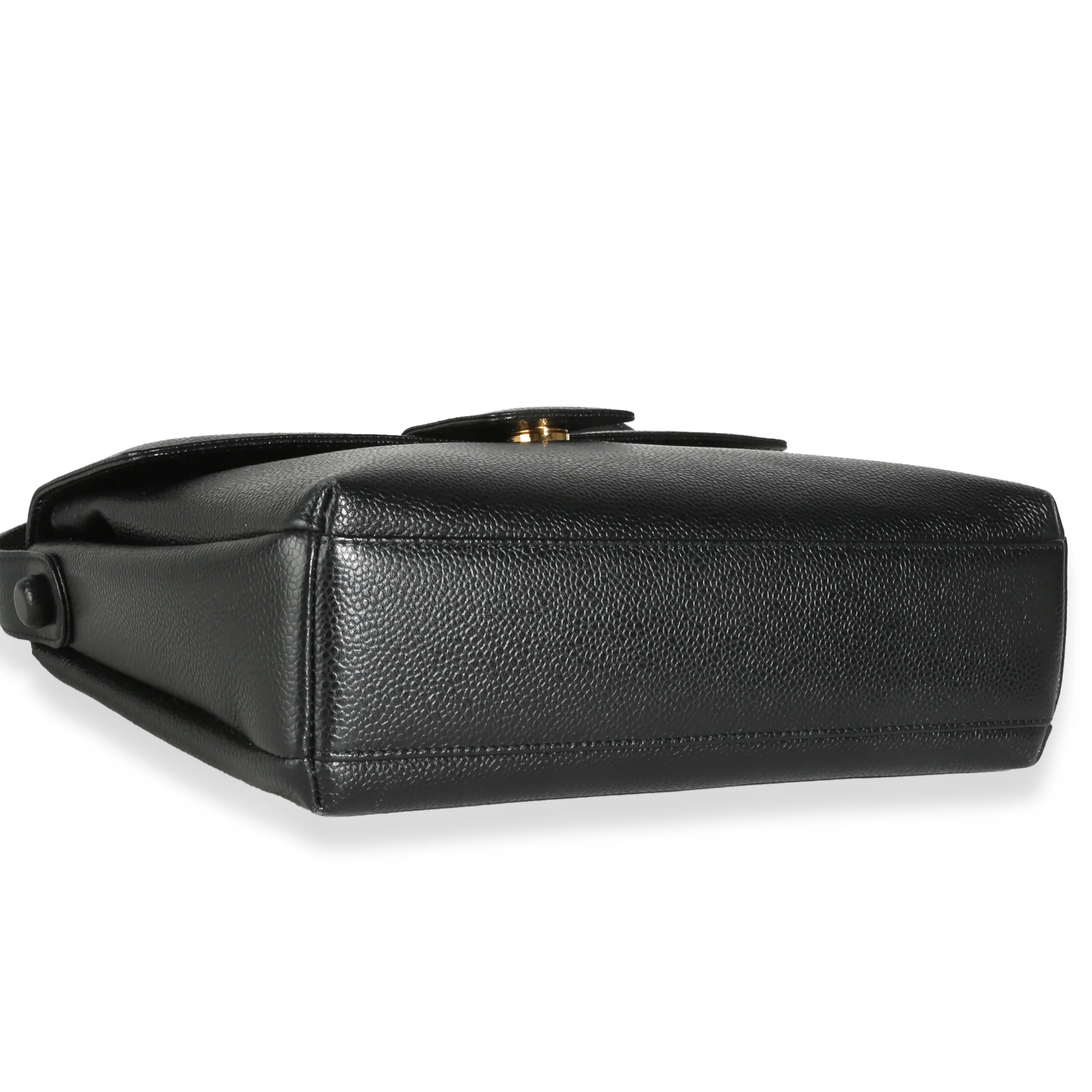Black Caviar CC Flap Shoulder Bag - Image 6