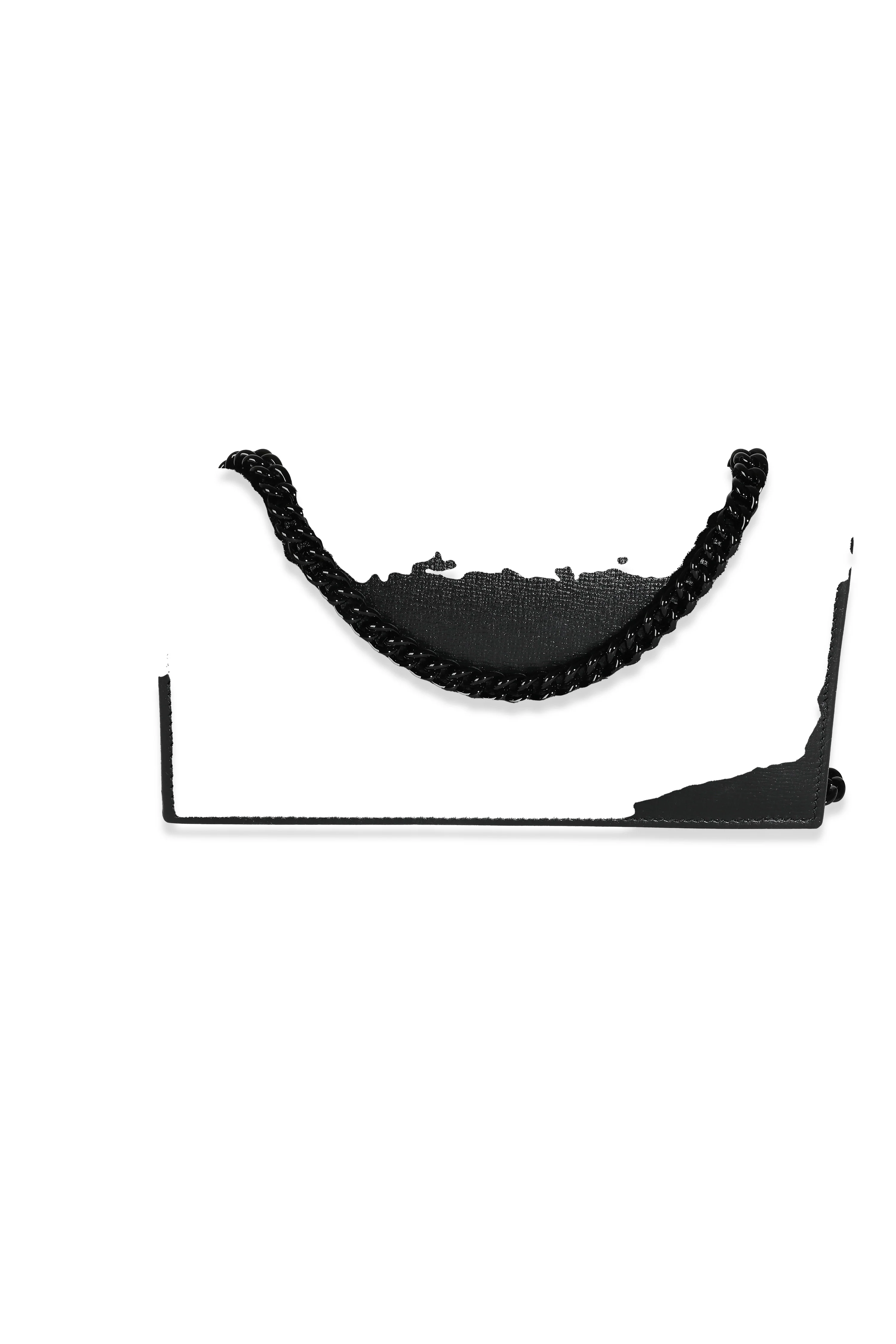 Black Azalea Calfskin Horsebit 1955 Chain Wallet - Image 4
