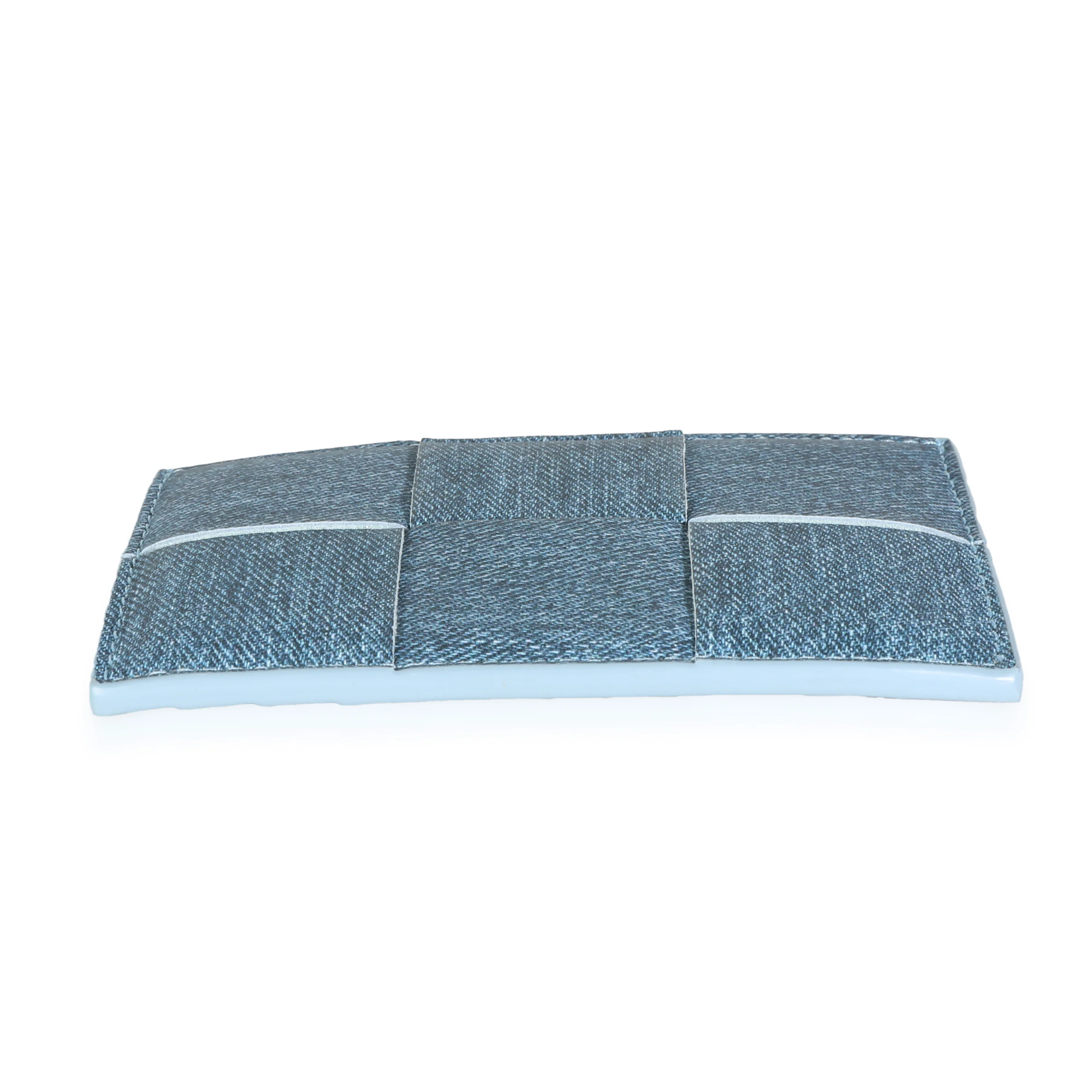 Intrecciato Nappa Denim Cassette Card Holder - Image 5