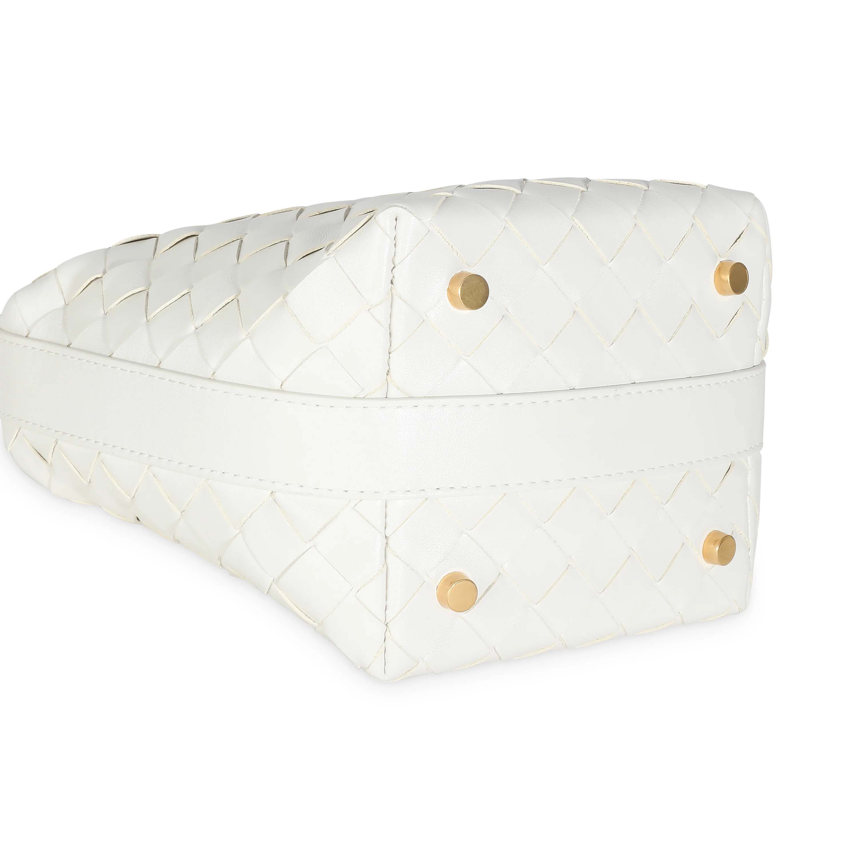 White Nappa Intrecciato Candy Wallace - Image 6