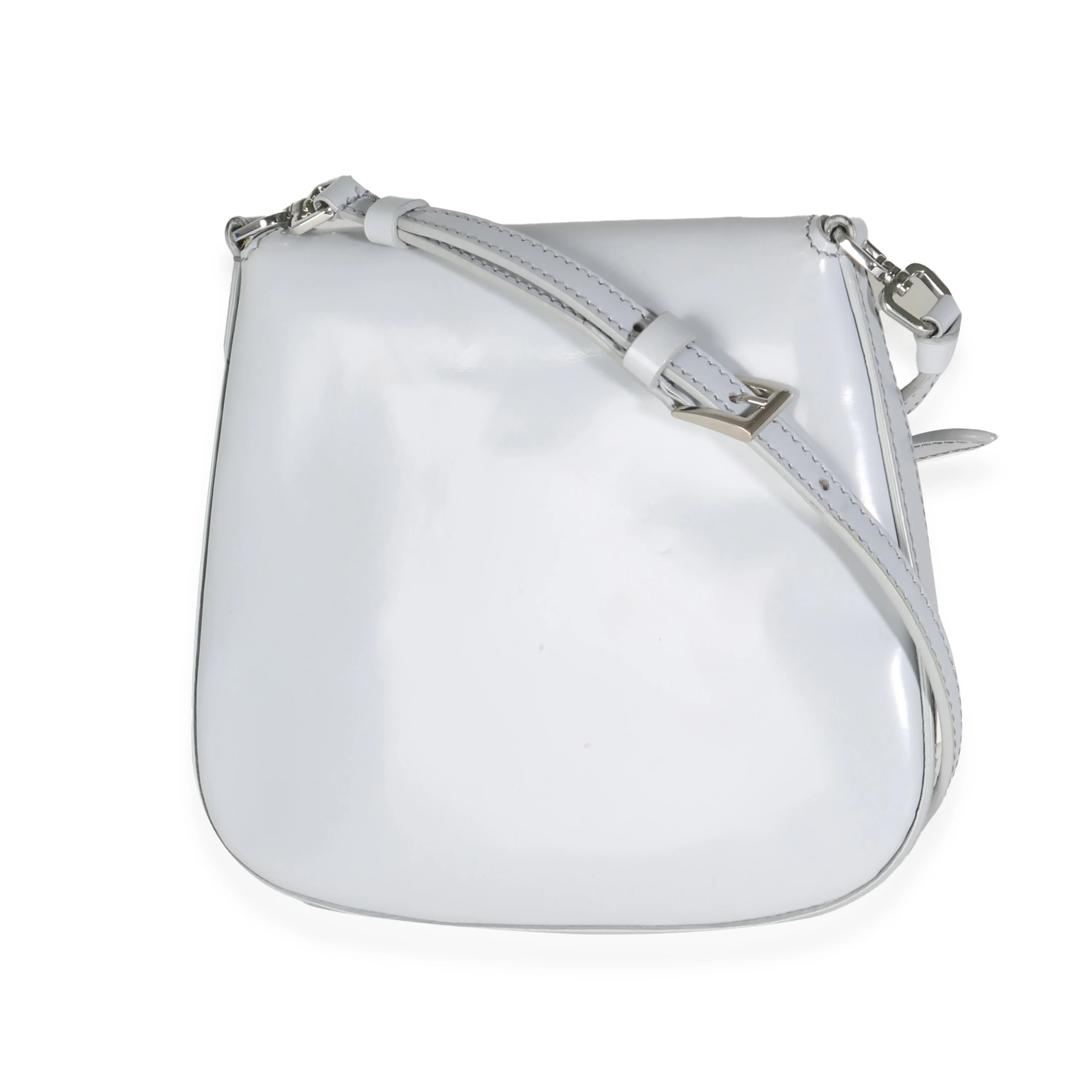 Cornflower Brushed Leather Mini Cleo - Image 4