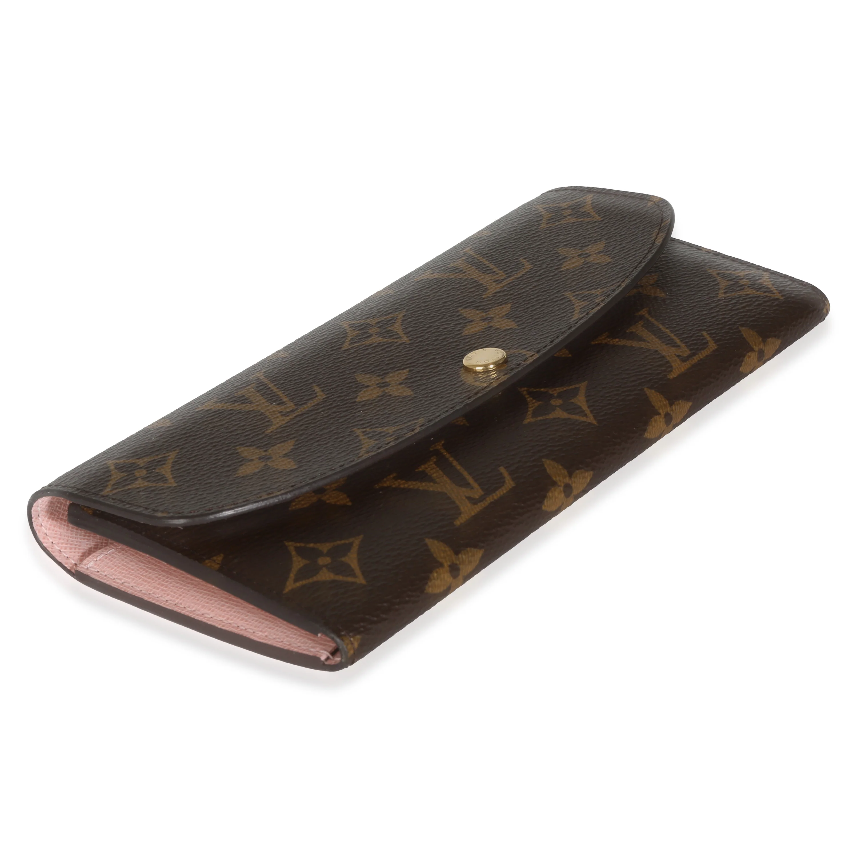 Rose Ballerine Monogram Canvas Emilie Wallet - Image 6