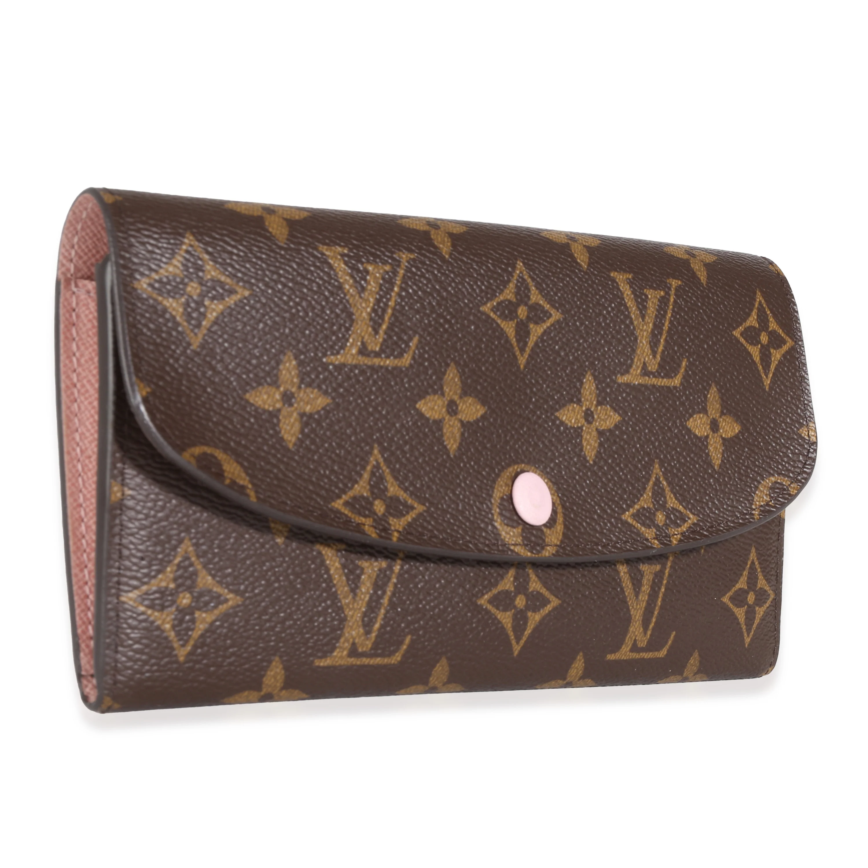 Rose Ballerine Monogram Canvas Emilie Wallet - Image 2