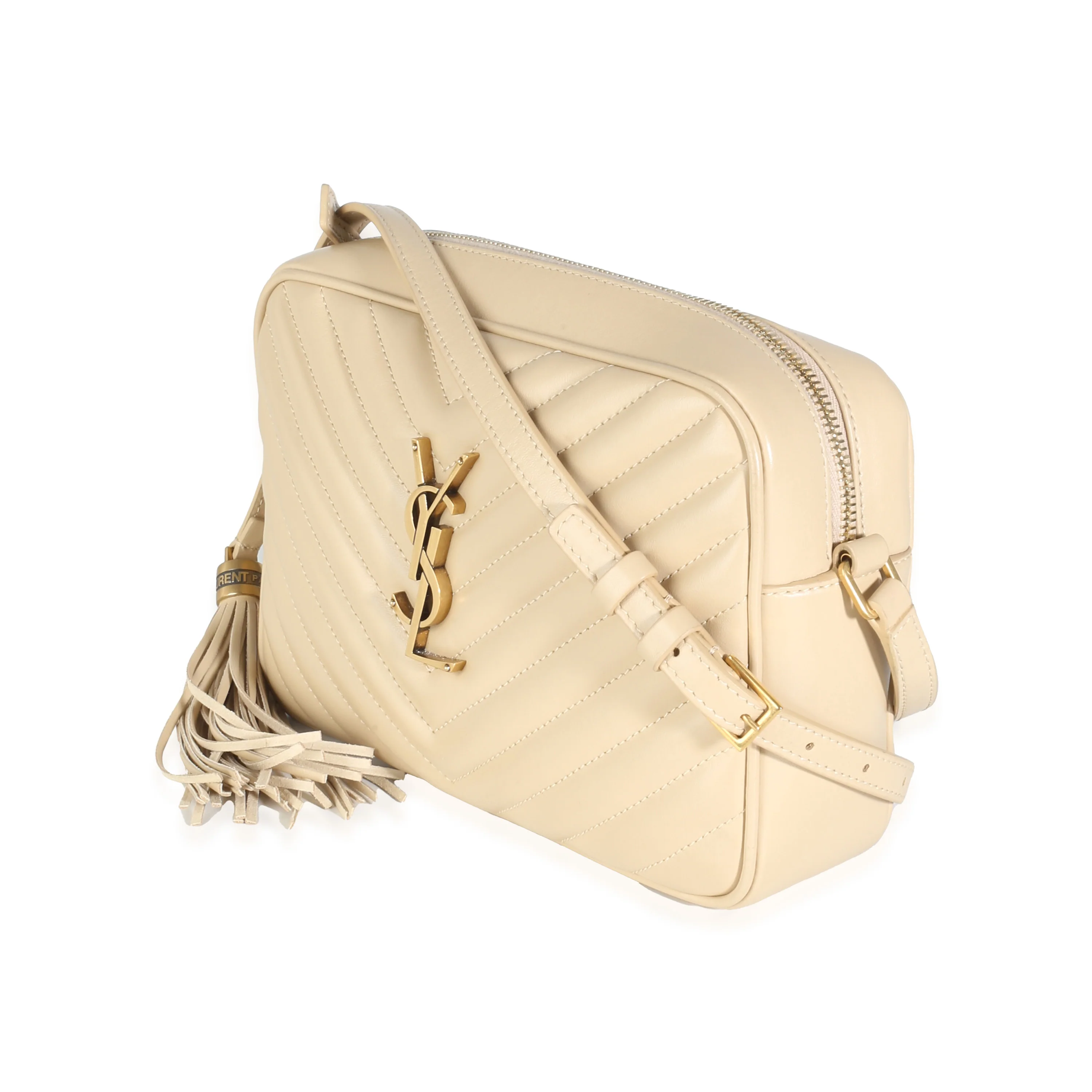 Avorio Calfskin Matelasse Lou Camera Bag - Image 2