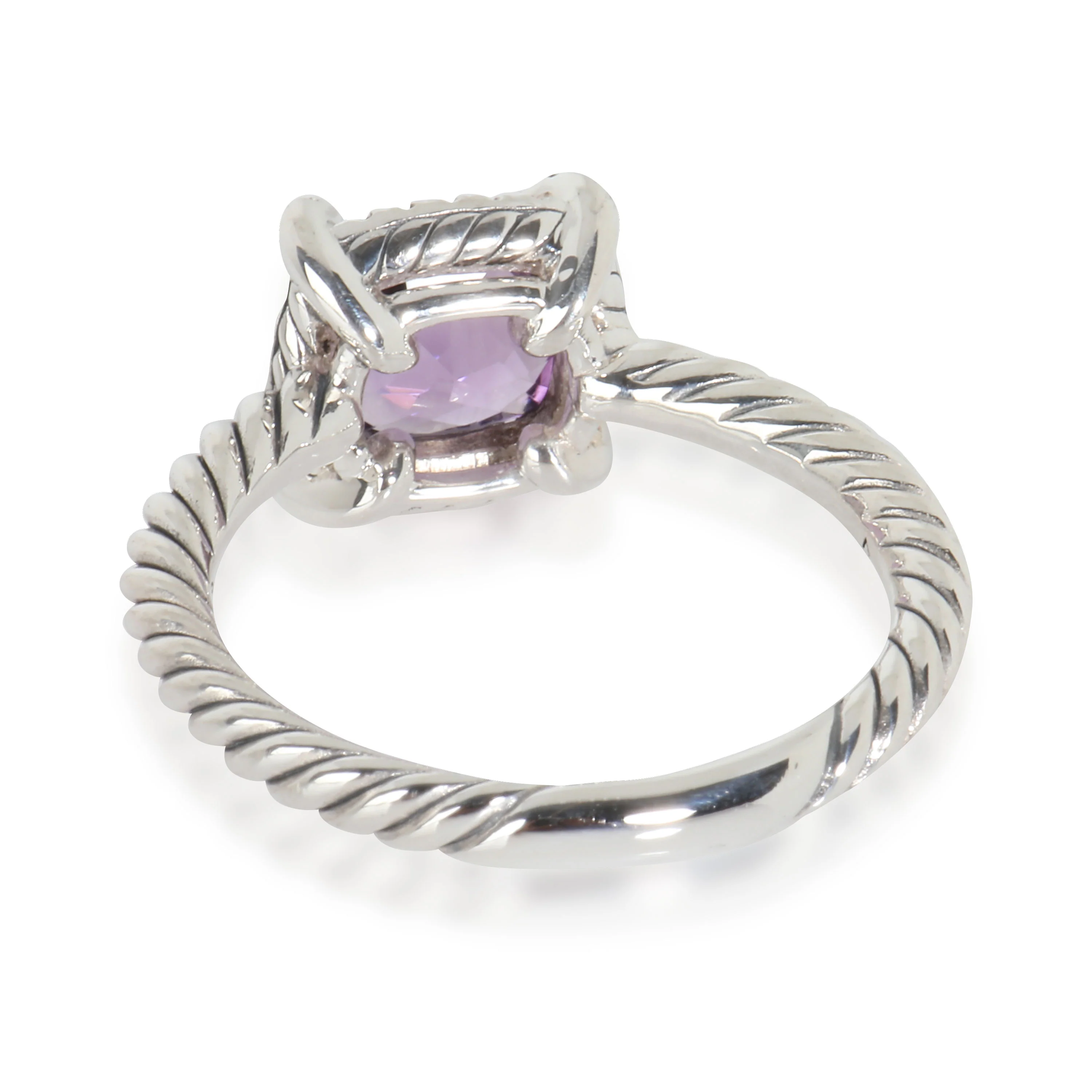 Chatelaine Amethyst Ring in Sterling Silver 0.1 CTW - Image 4