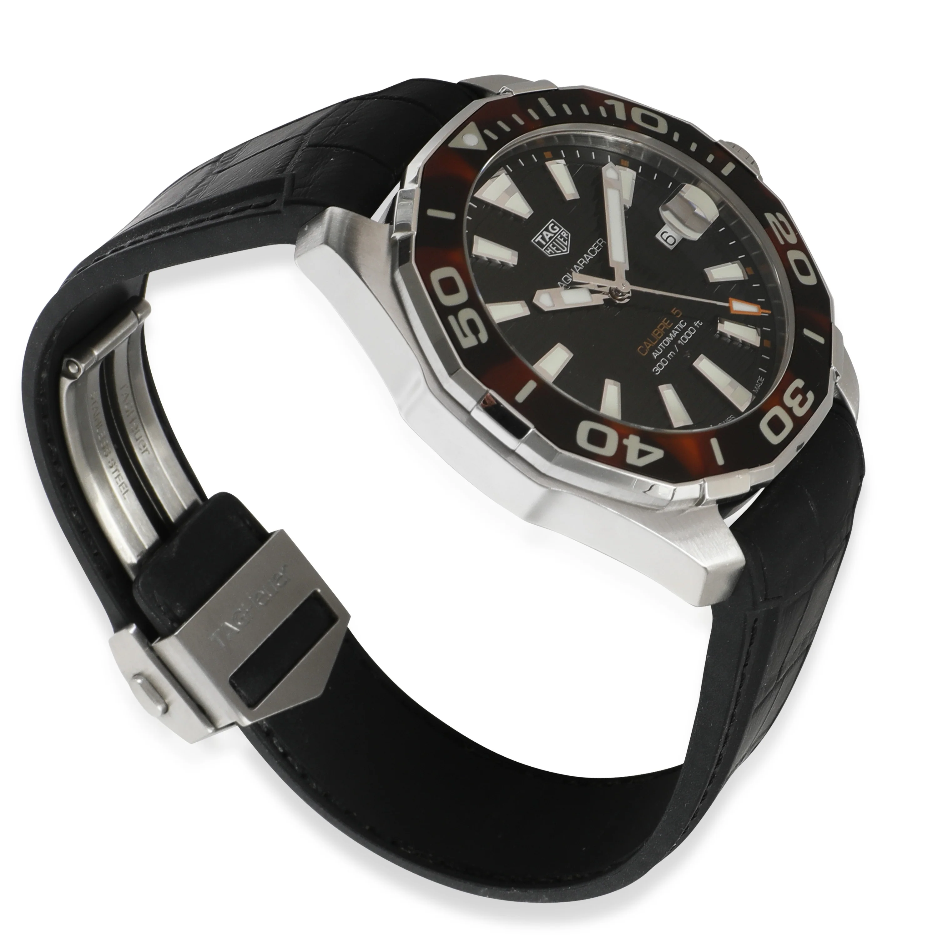 Aquaracer Calibre 5 WAY201N.FT6177 Mens Watch in  Stainless Steel - Image 2