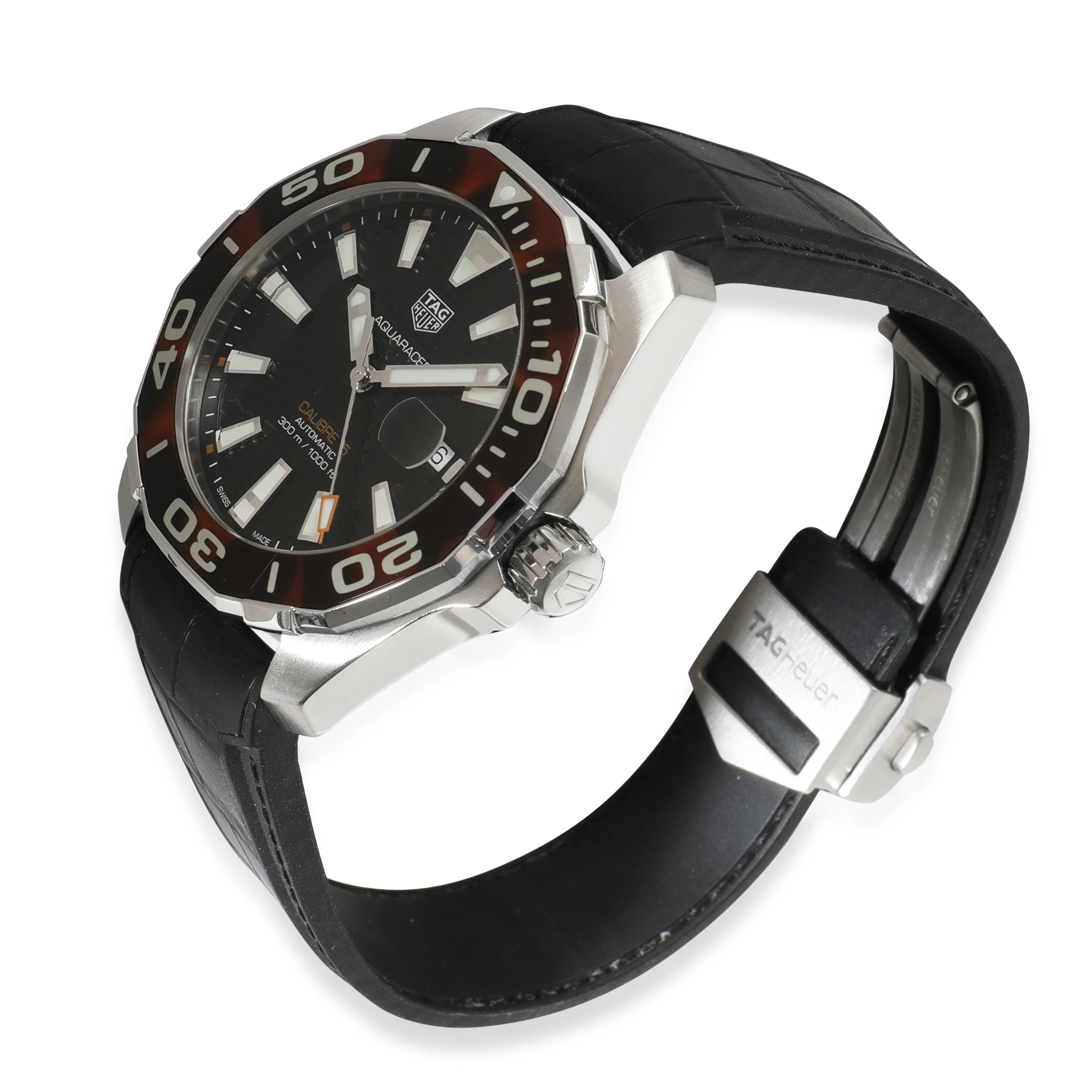 Aquaracer Calibre 5 WAY201N.FT6177 Mens Watch in  Stainless Steel - Image 3