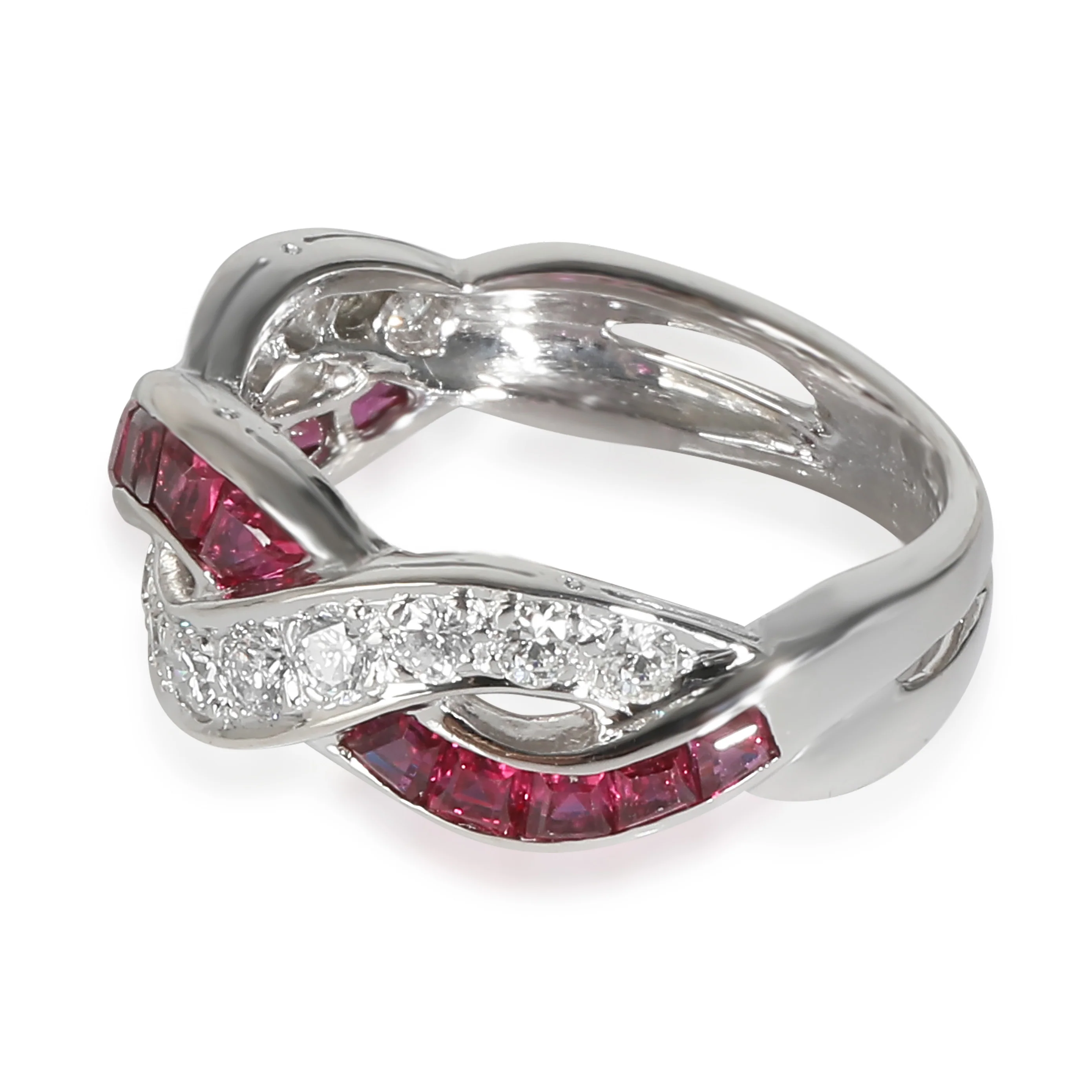 Vintage Ruby Band in  Platinum 0.4 CTW - Image 2