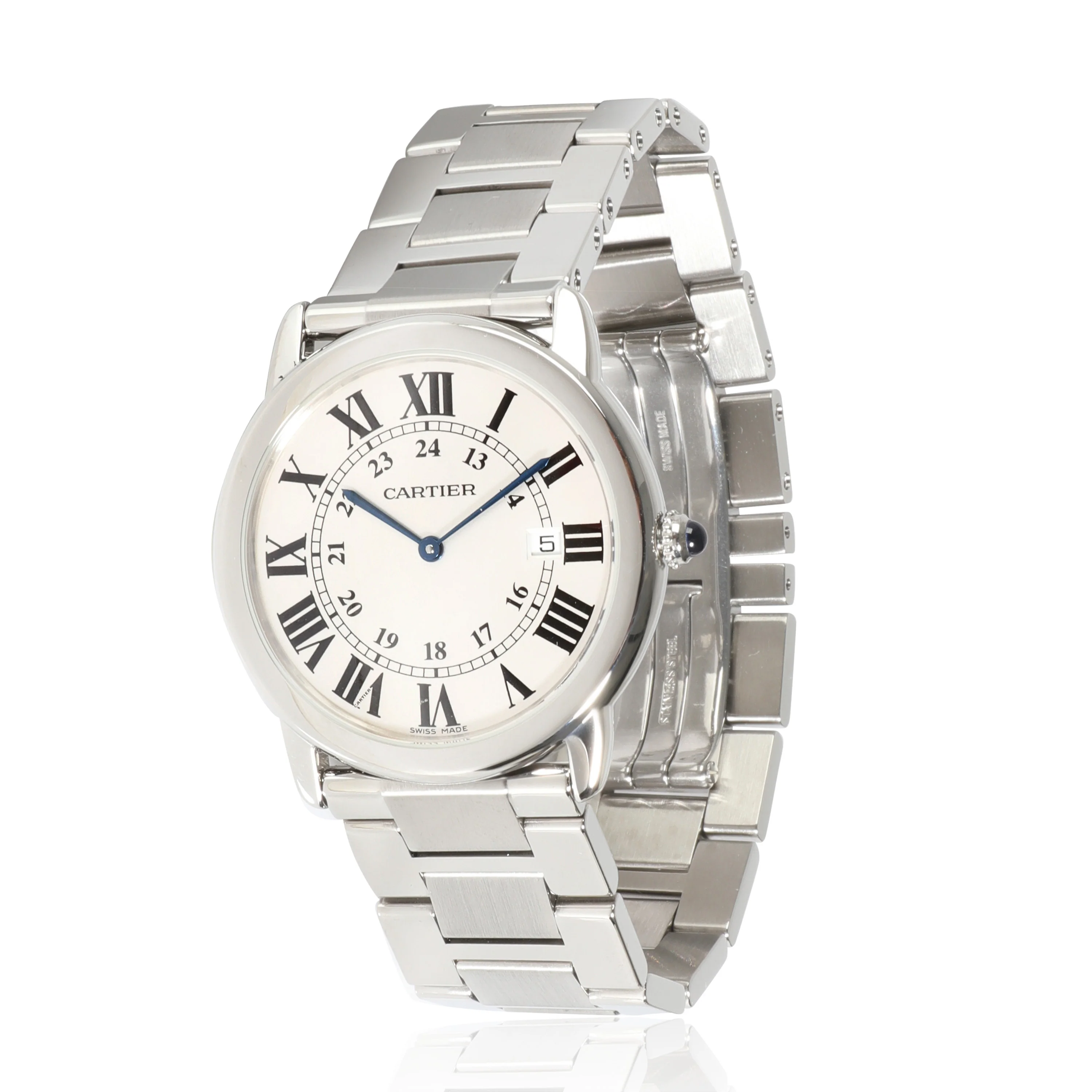 Ronde Solo de Cartier W6701005 Unisex Watch in Stainless Steel