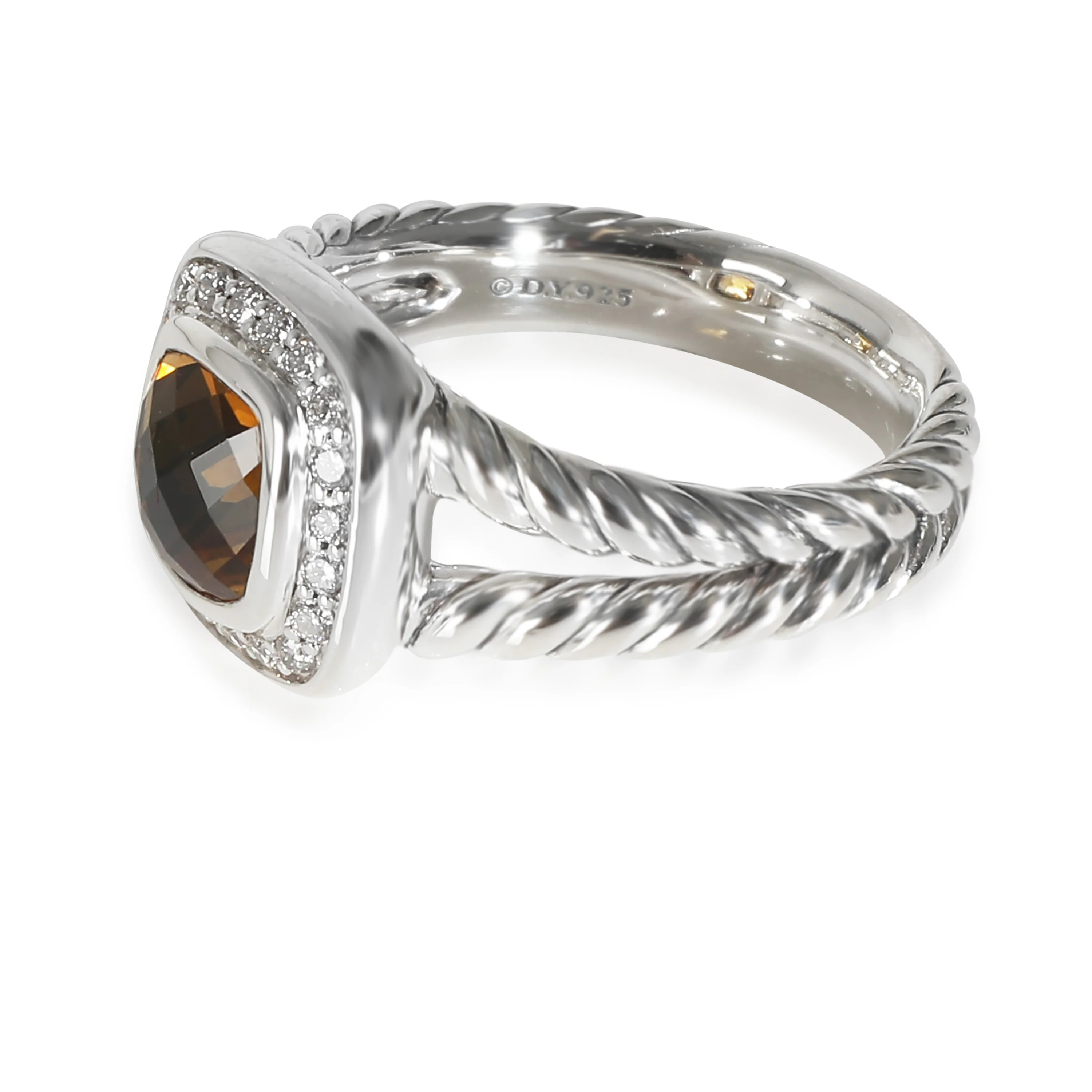 Albion Citrine Ring in  Sterling Silver 0.16 CTW - Image 2