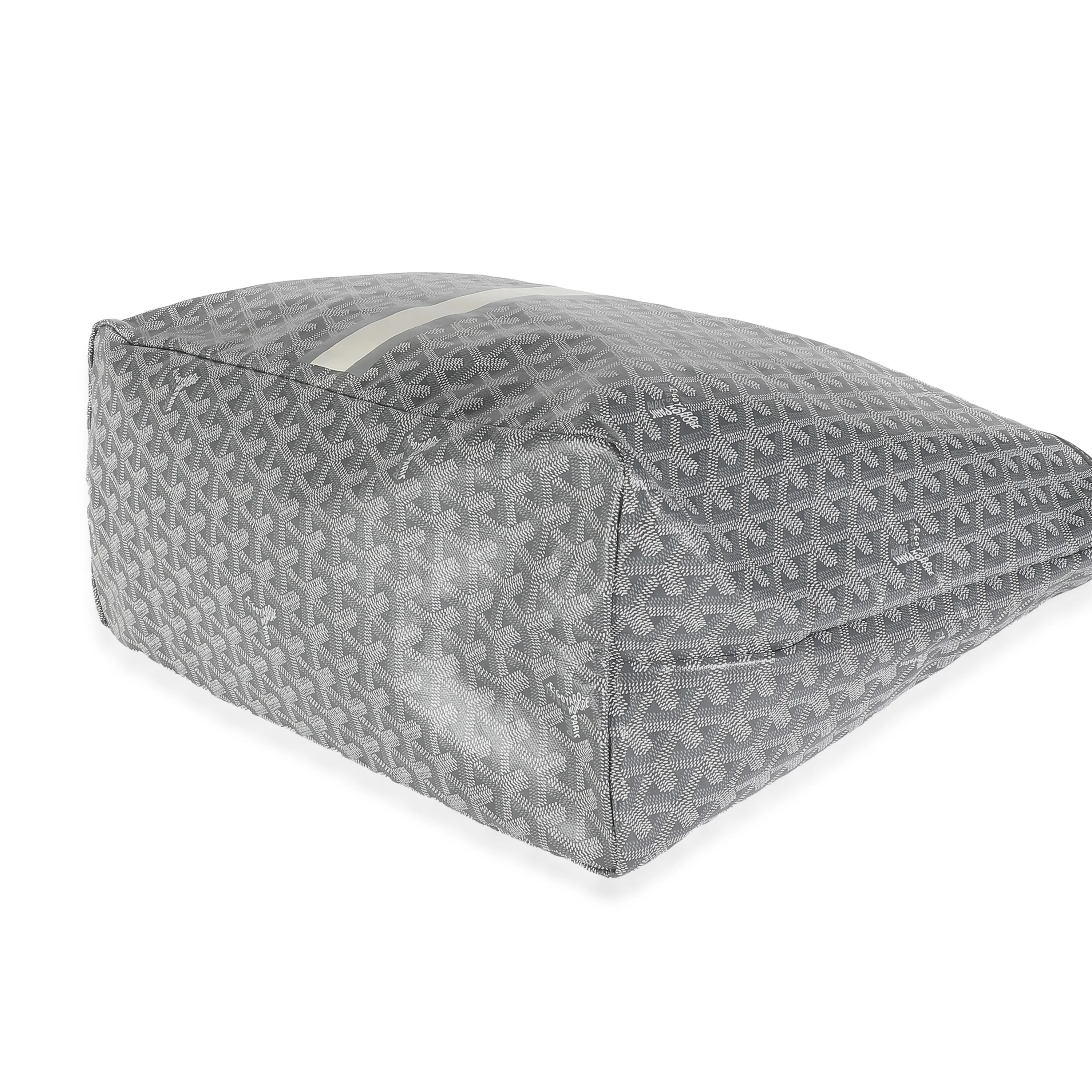 Grey Striped Goyardine Canvas Saint Louis GM - Image 7