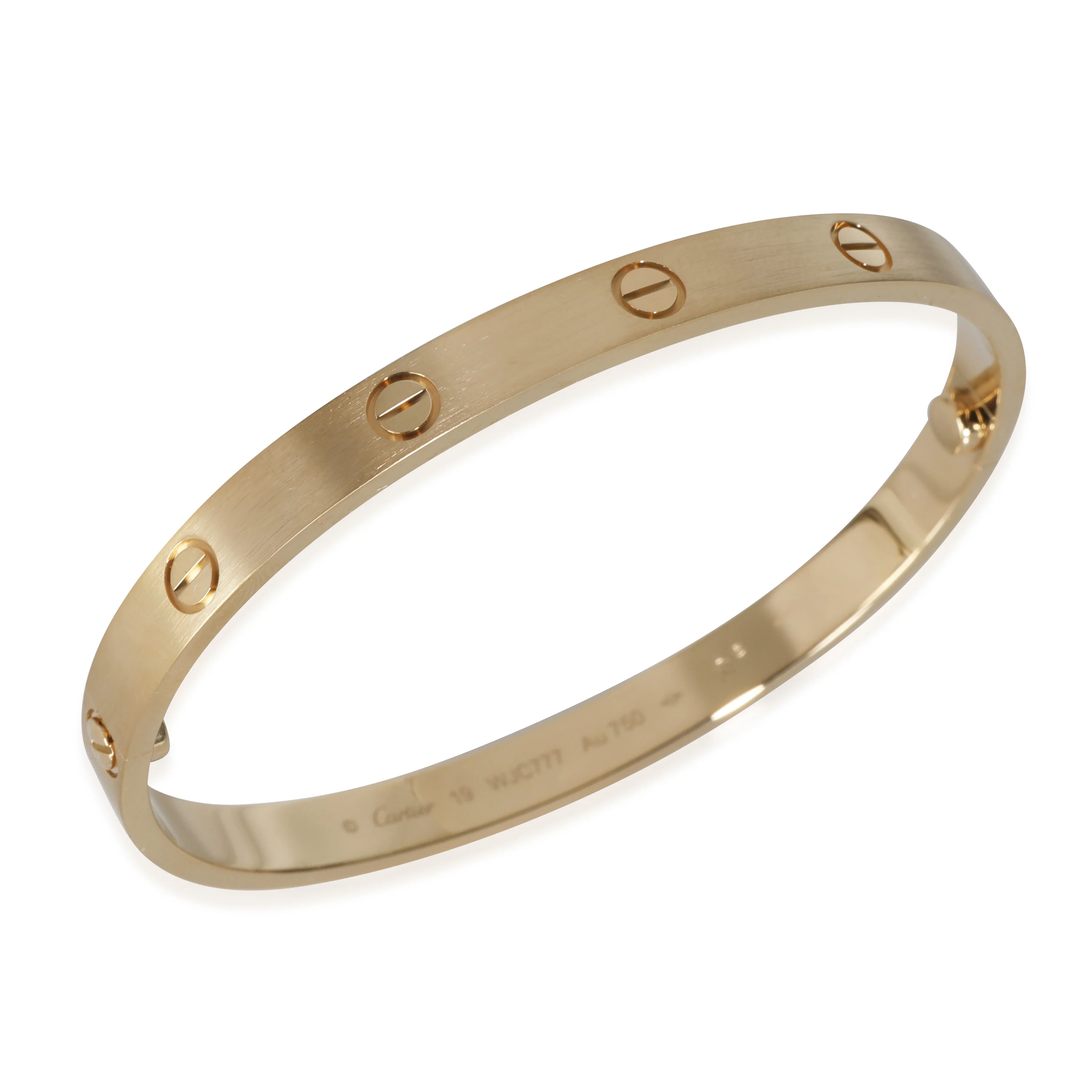 Love Bracelet, Brushed (Yellow Gold) - Image 3