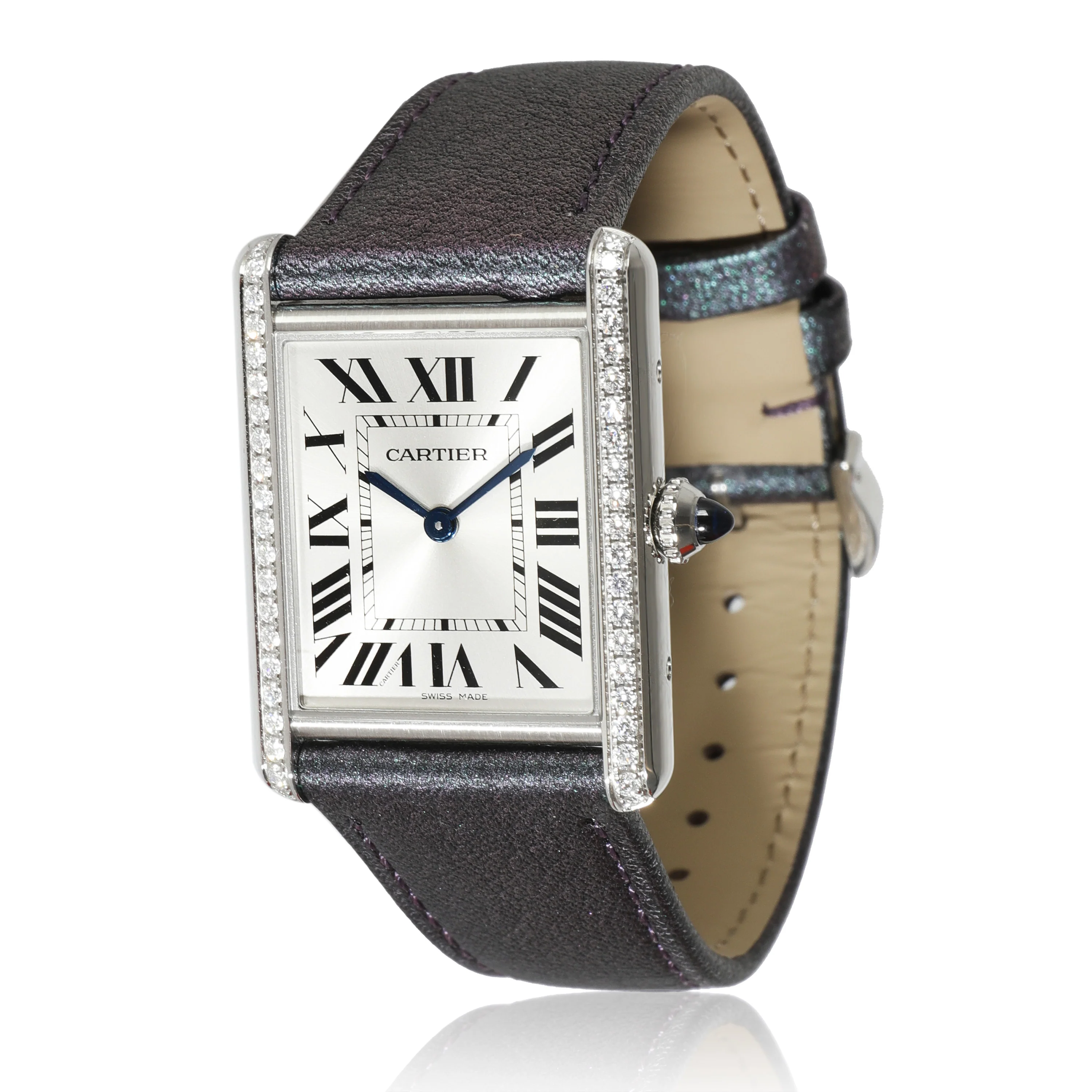 Tank Must W4TA0017 Unisex Watch in Stainless Steel 0.48 CTW