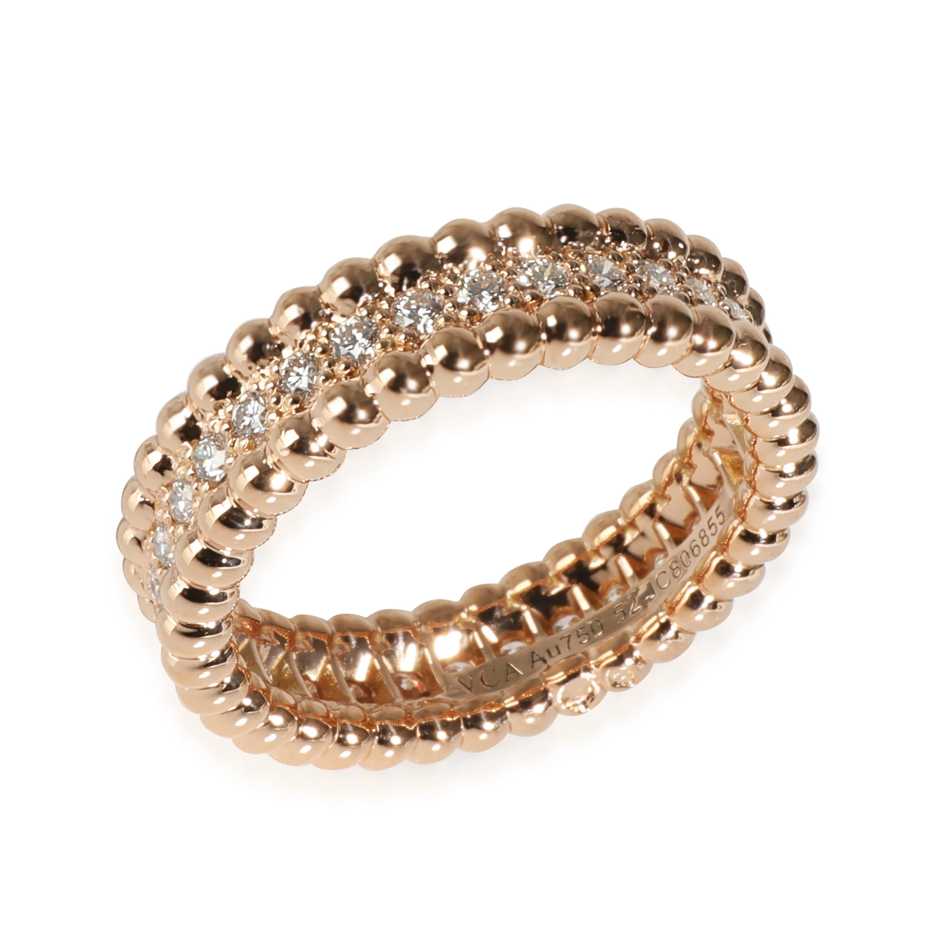 Perlee Ring in 18k Rose Gold 0.49 CTW - Image 2