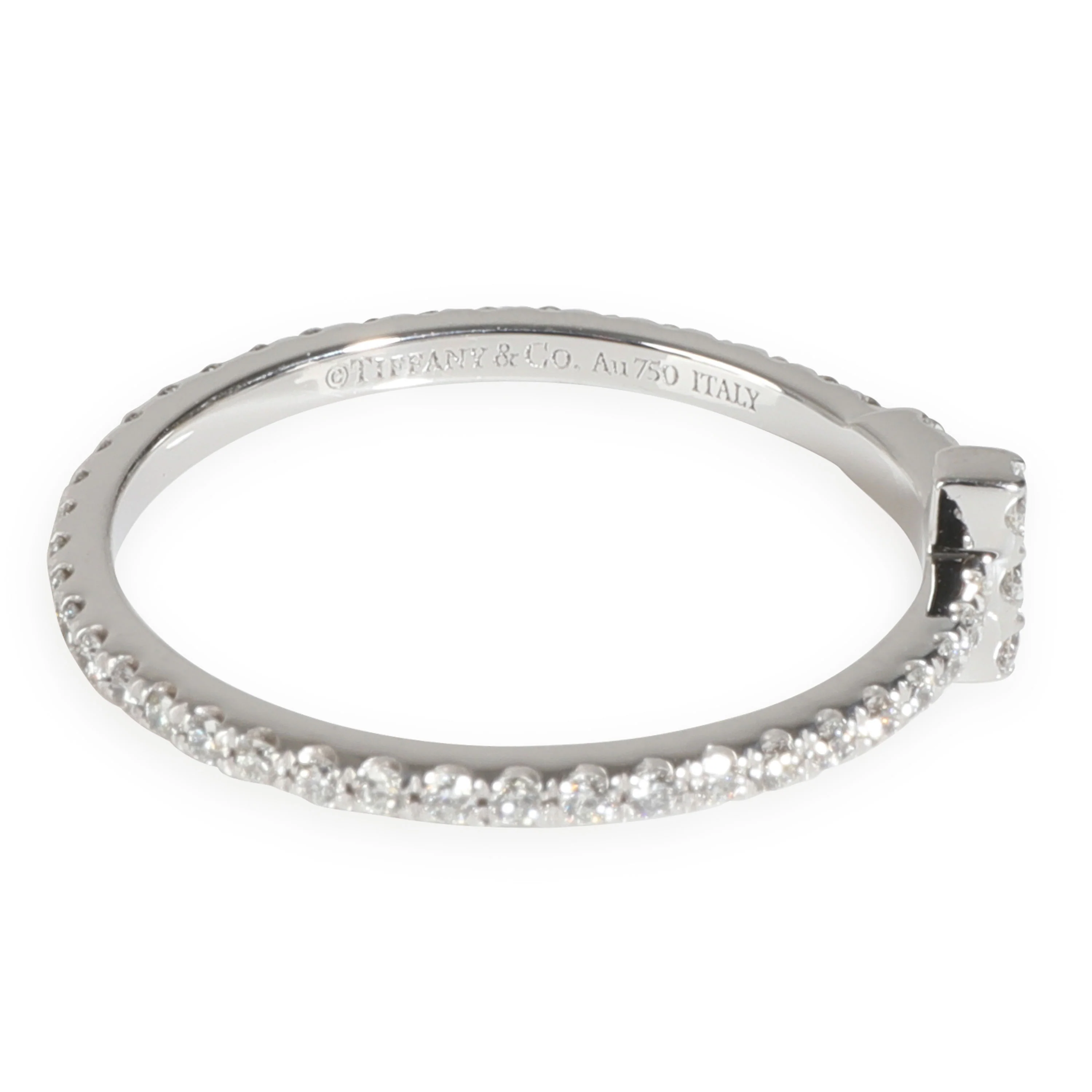 Tiffany T Ring in 18k White Gold 0.2 CTW - Image 2