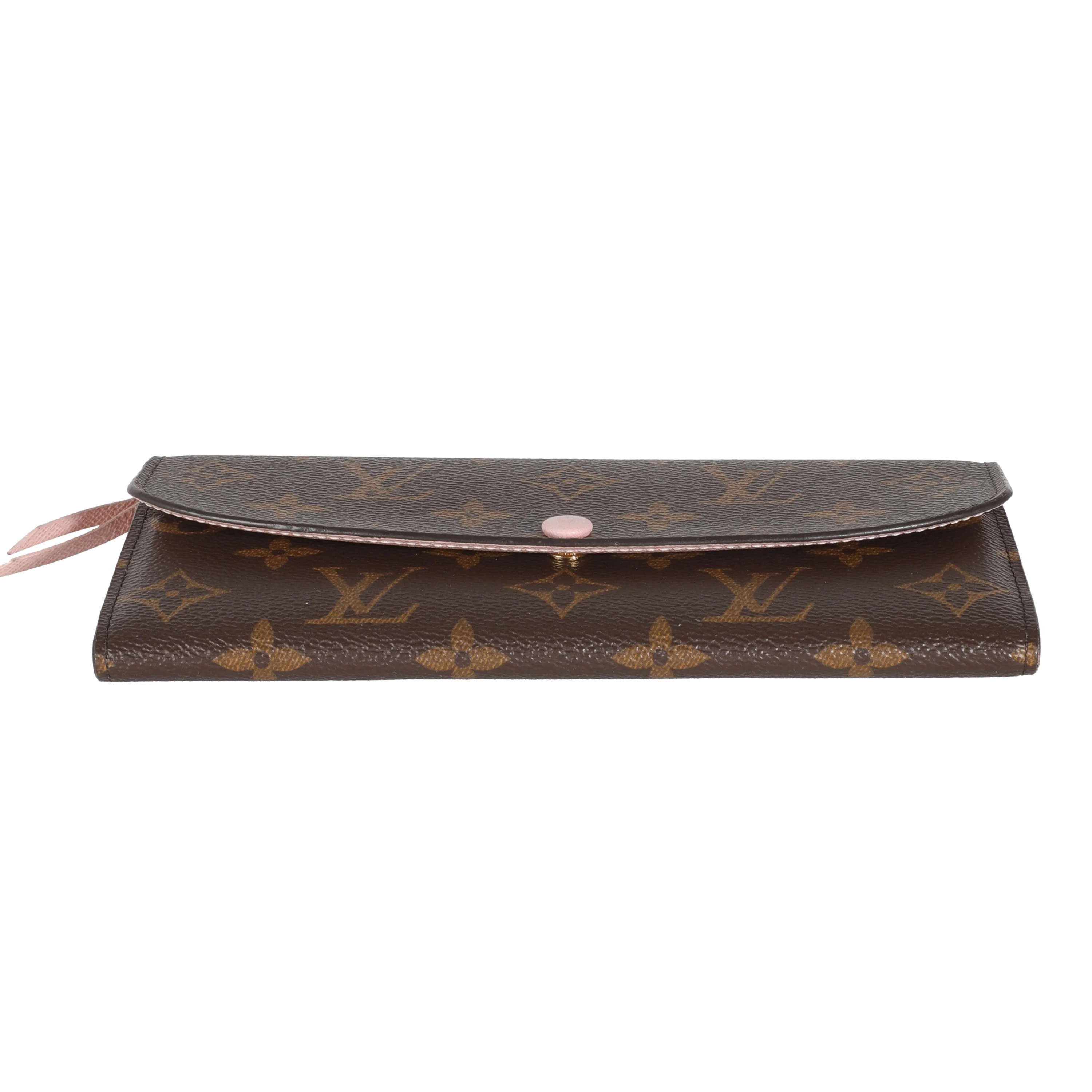 Rose Ballerine Monogram Canvas Emilie Wallet - Image 3