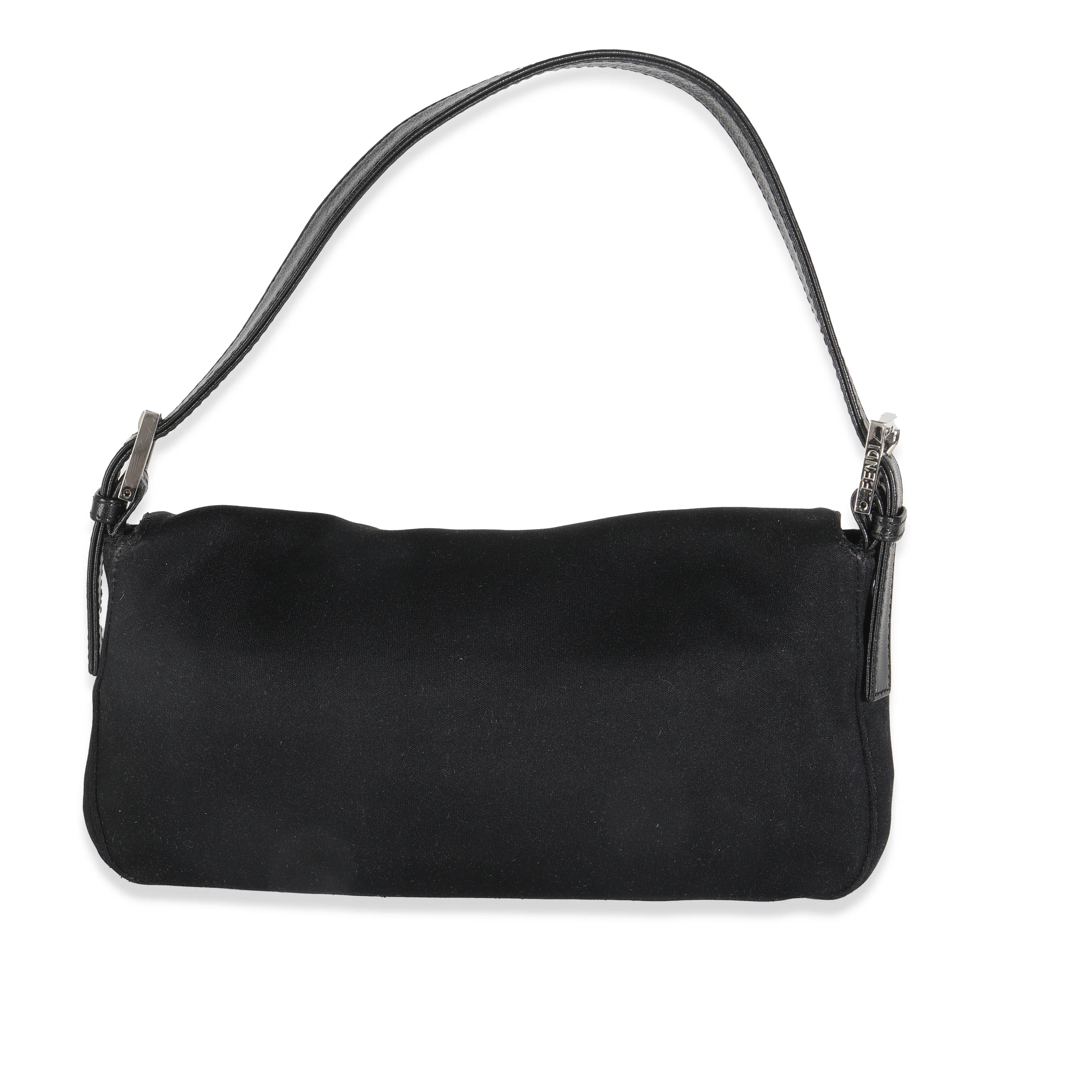 Black Neoprene Baguette Bag - Image 4