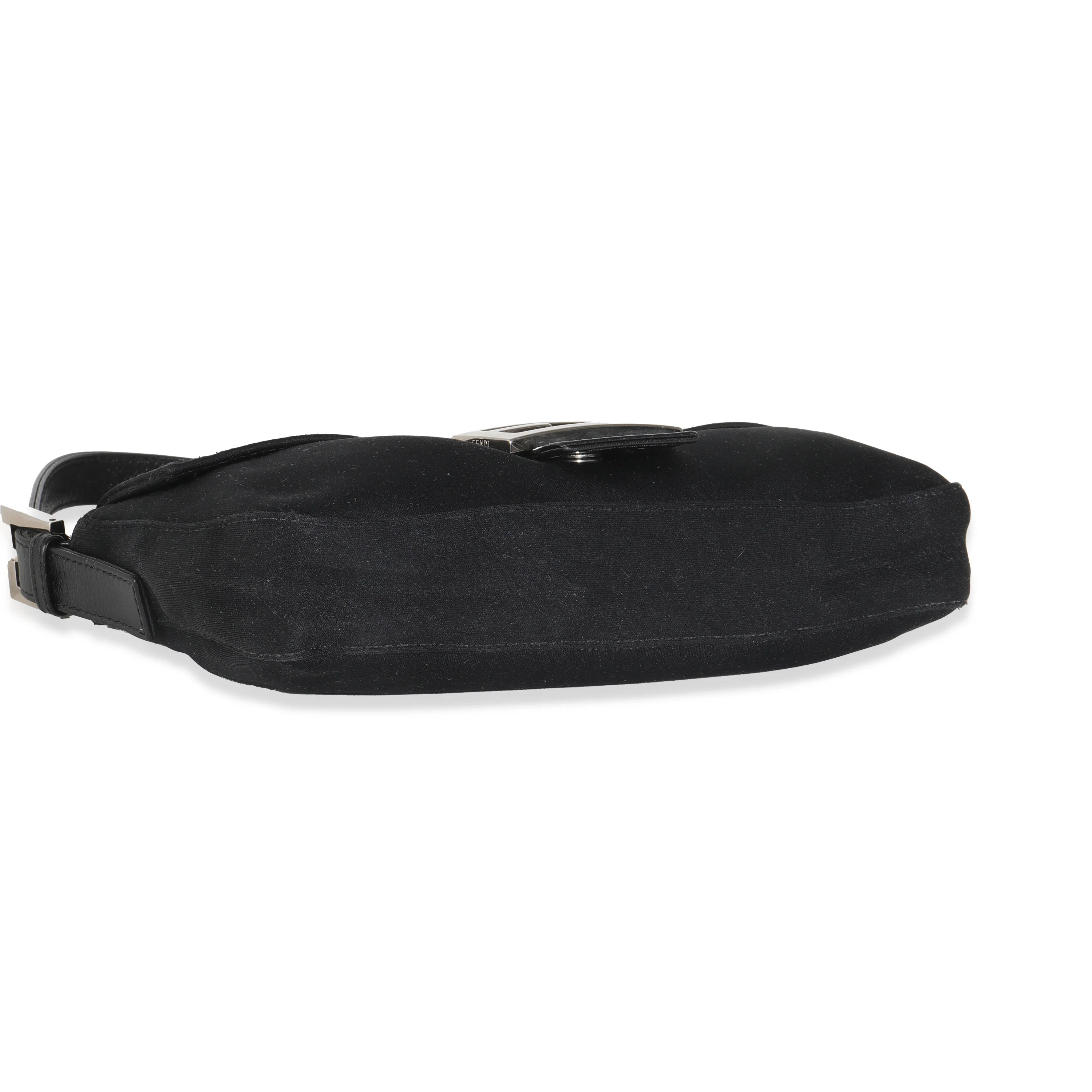 Black Neoprene Baguette Bag - Image 6