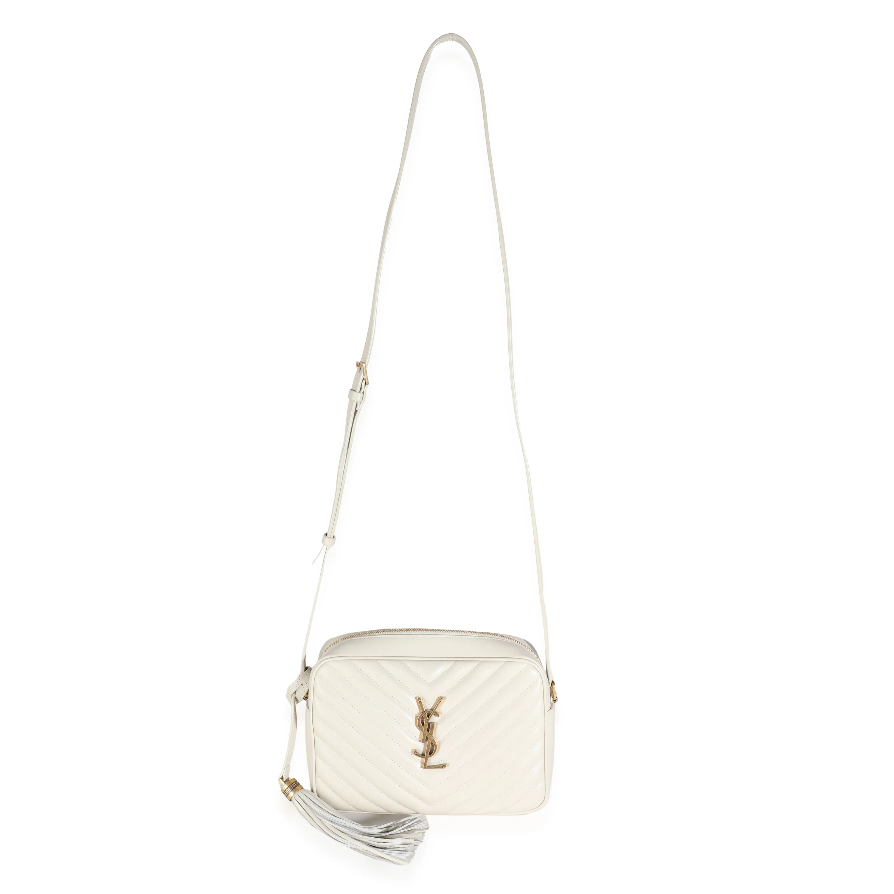 Crema Soft Matelasse Calfskin Lou Camera Bag - Image 8