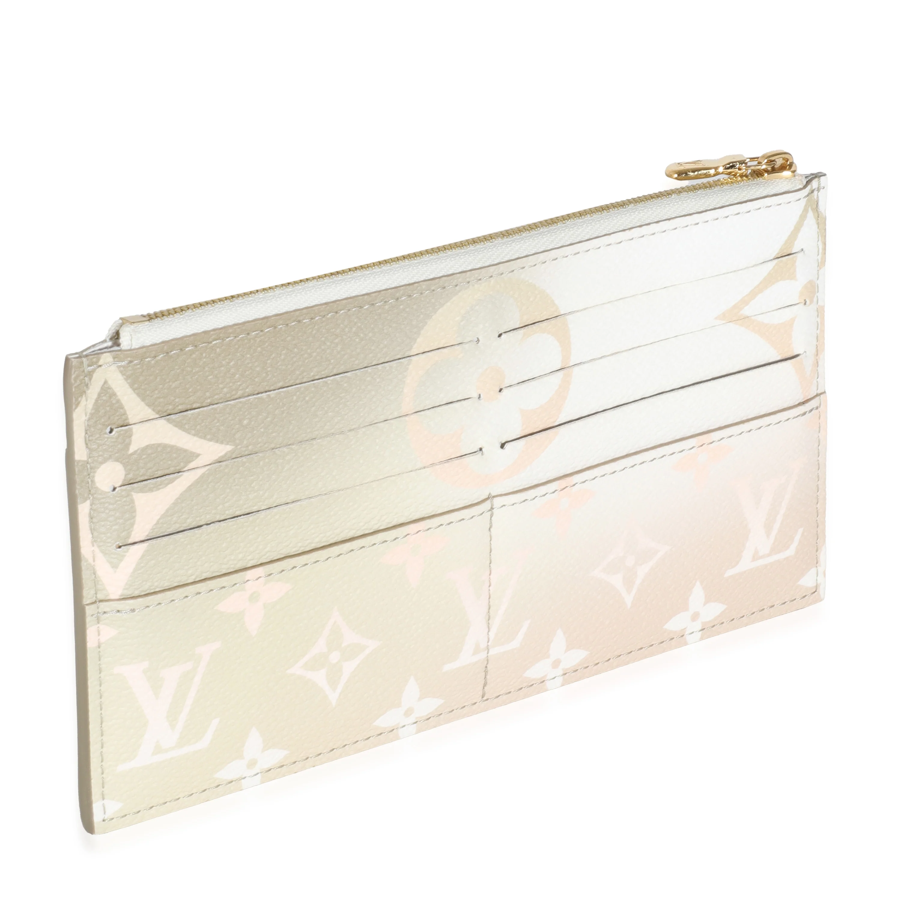 Sunset Khaki Monogram Canvas Spring In The City Slim Purse - Image 3