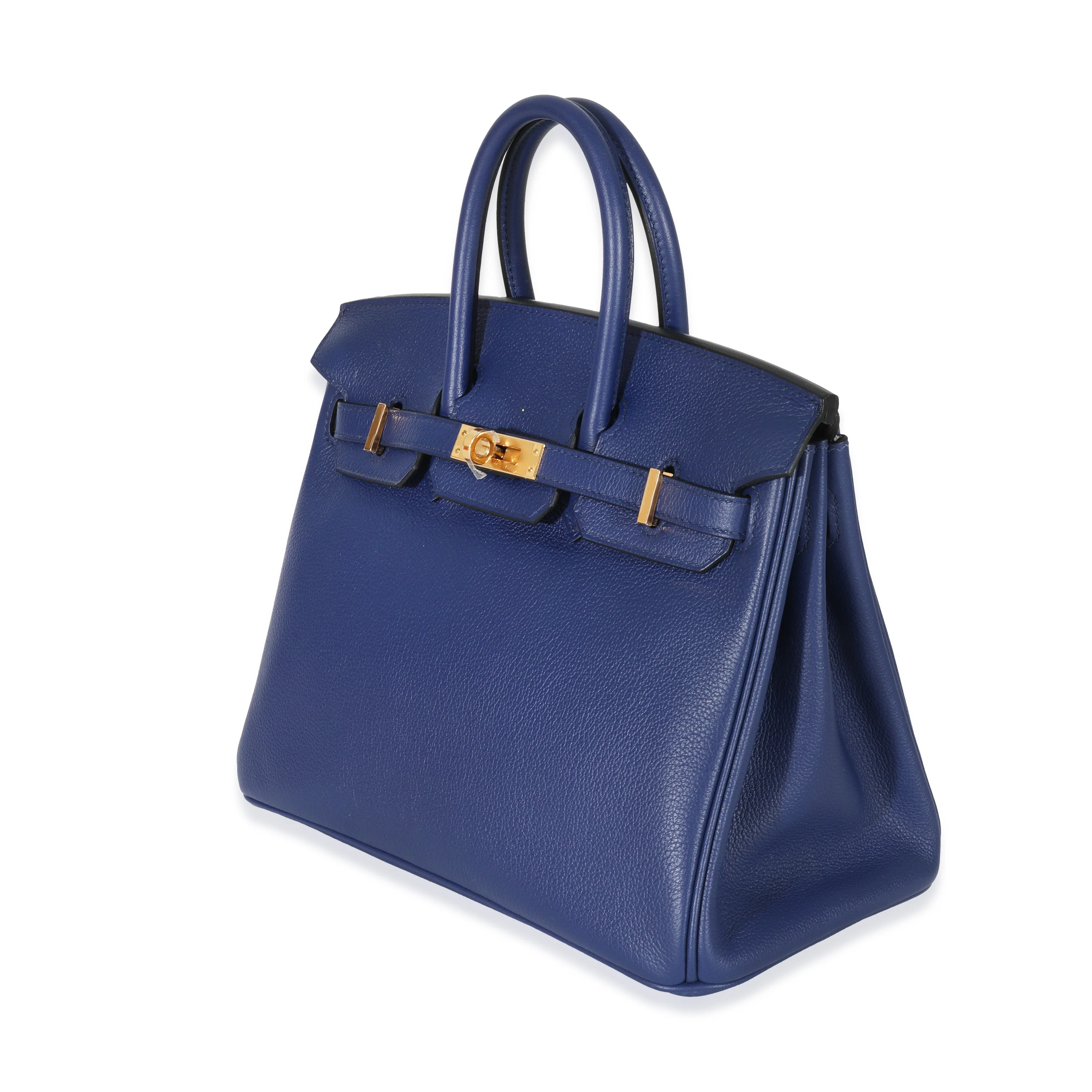Bleu Saphir Gris Mouette Taurillon Novillo Verso Birkin 25 GHW - Image 2